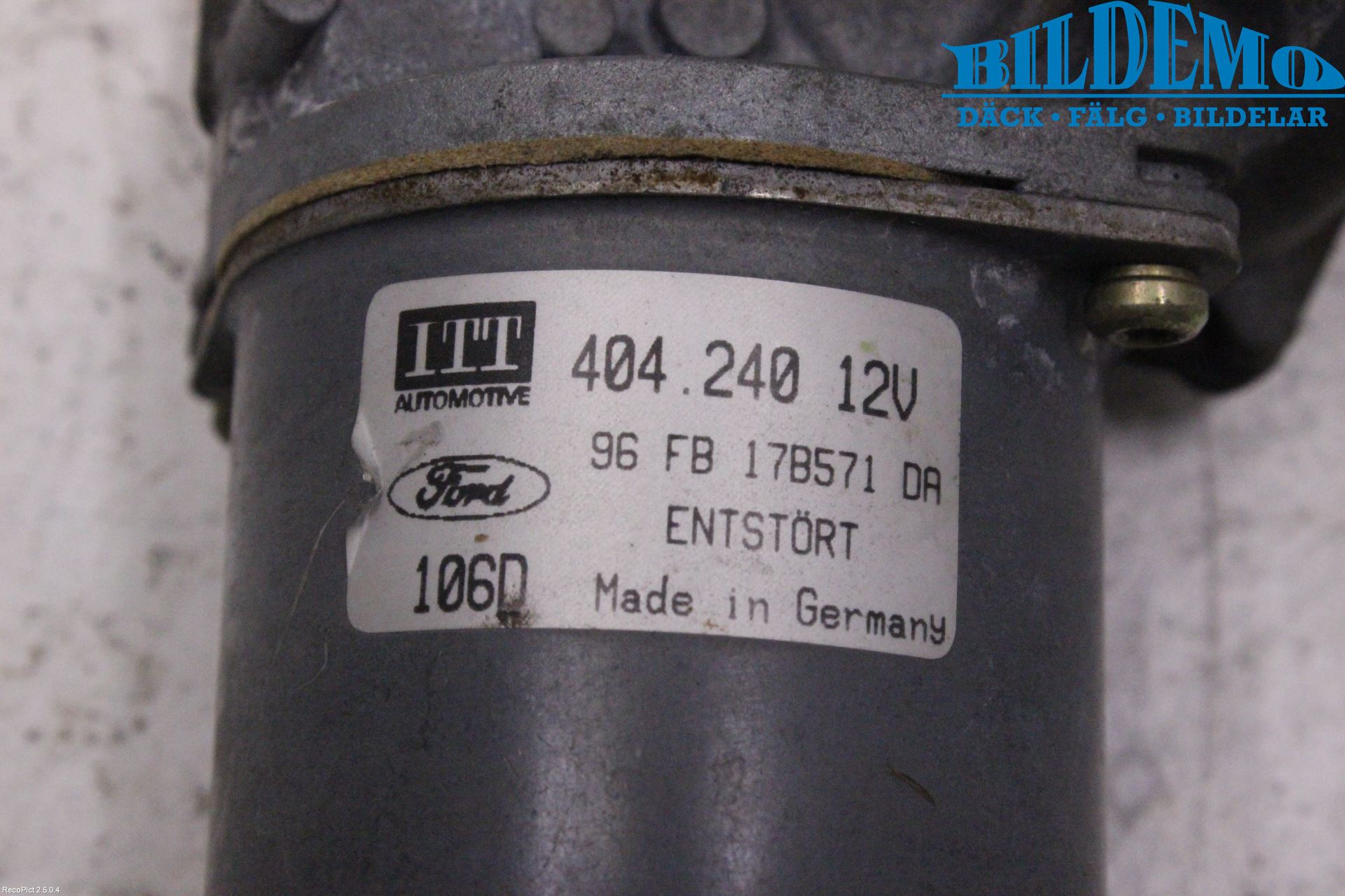 Ford FIESTA     96-99 Torkarmotor Vindruta