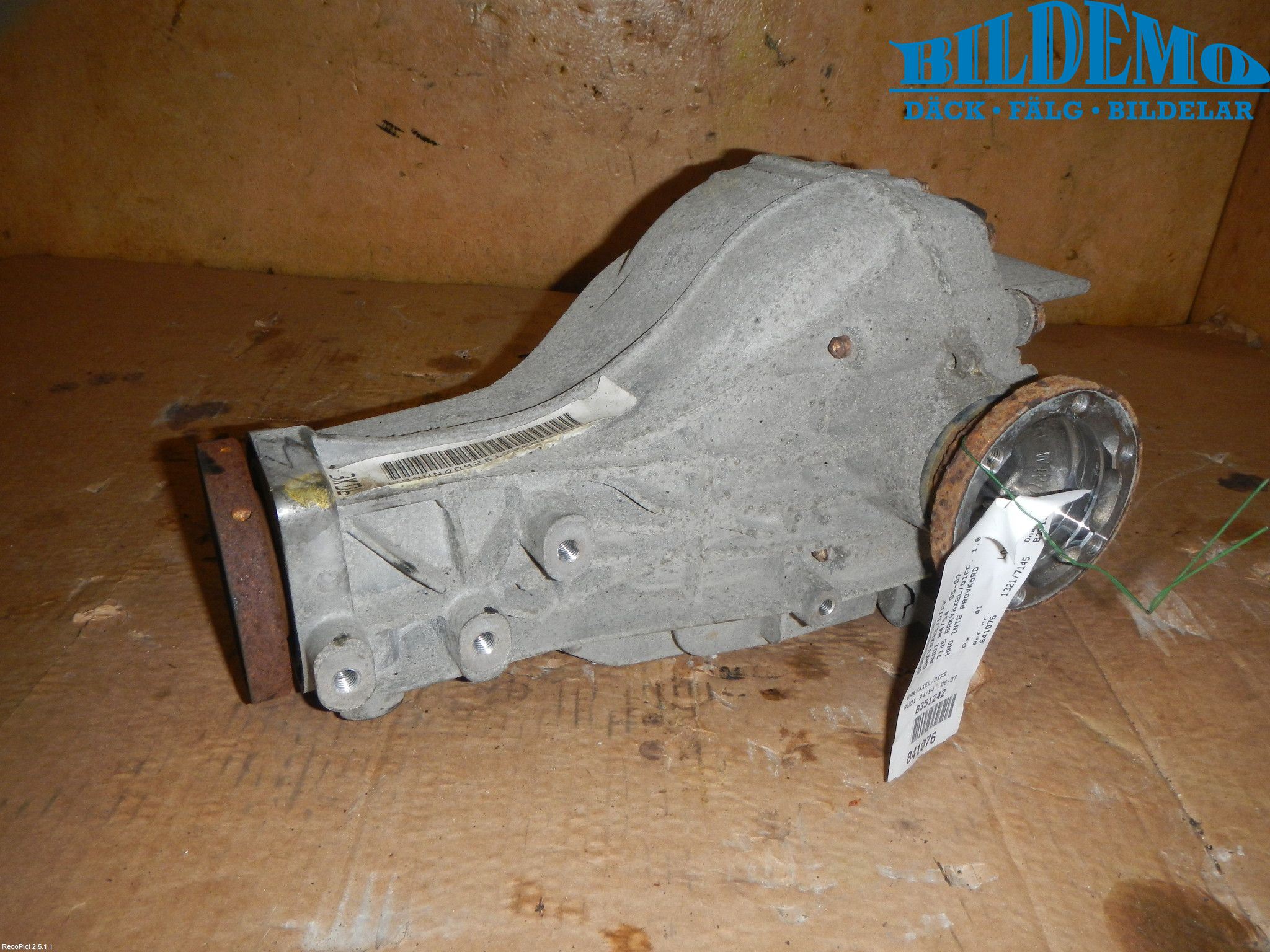 Audi A4/S4 05-07 Bakväxel-Diff