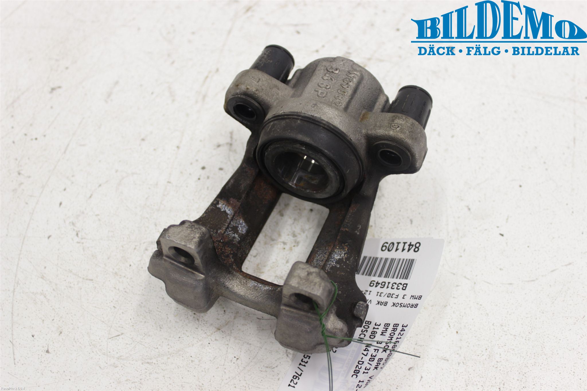 BMW 3 F30/F31/F80 12-19 Bromsok Bak Vänster