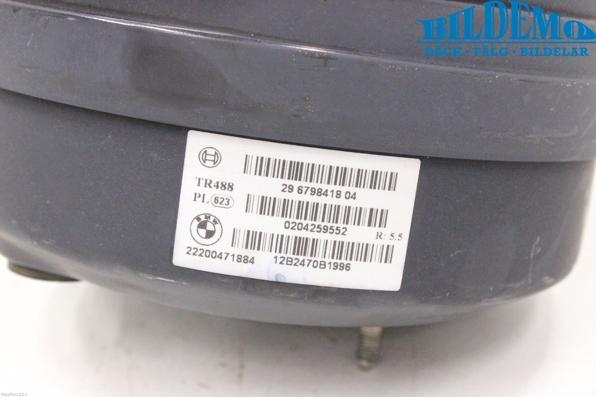 BMW 3 F30/F31/F80 12-19 Bromsservo