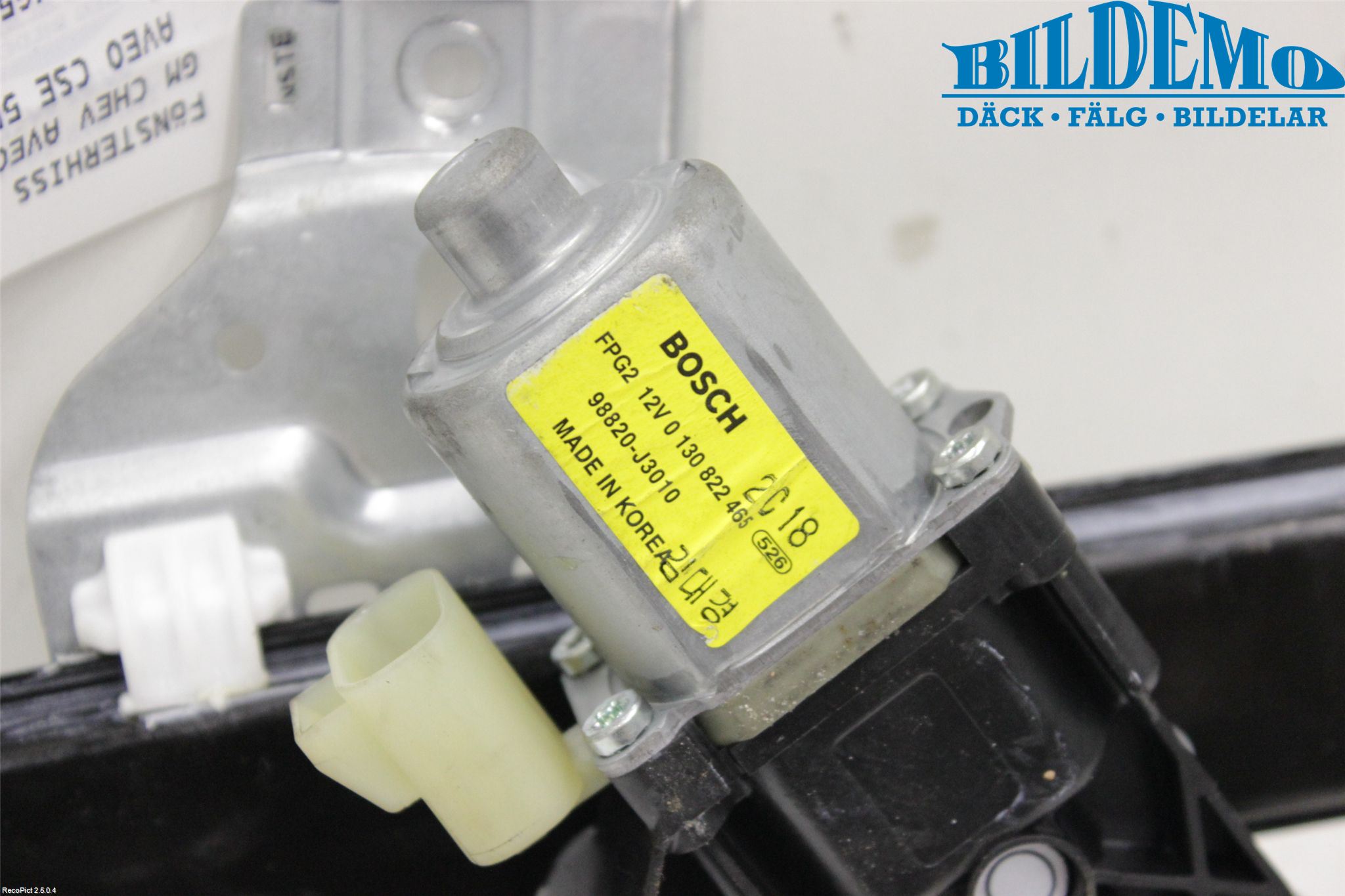 Chevrolet AVEO Fönsterhiss El Kompl