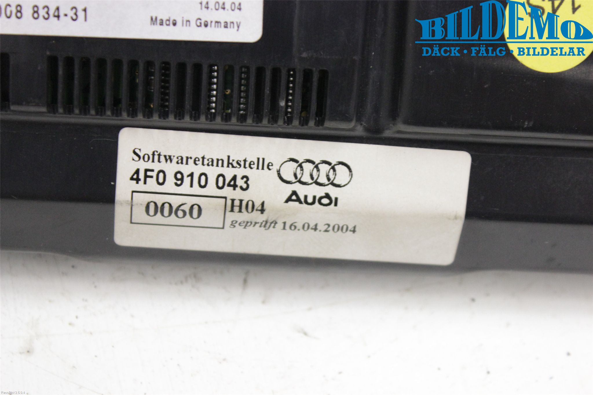 Audi A6/S6     05-11 Ac Styrenhet Ac Manöveren