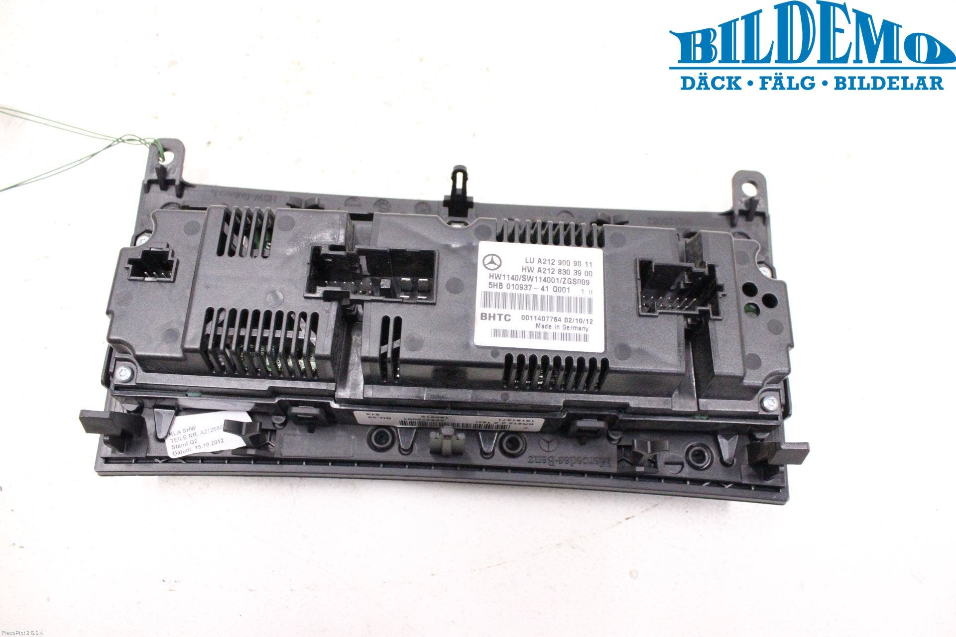 Mercedes-Benz MB E-KLASS (W212) 09-16 Ac Styrenhet Ac Manöveren