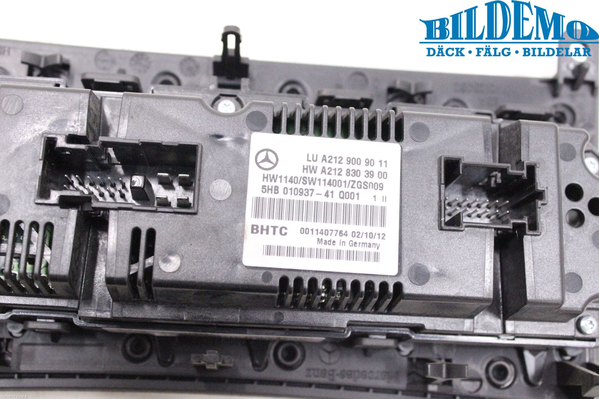 Mercedes-Benz MB E-KLASS (W212) 09-16 Ac Styrenhet Ac Manöveren