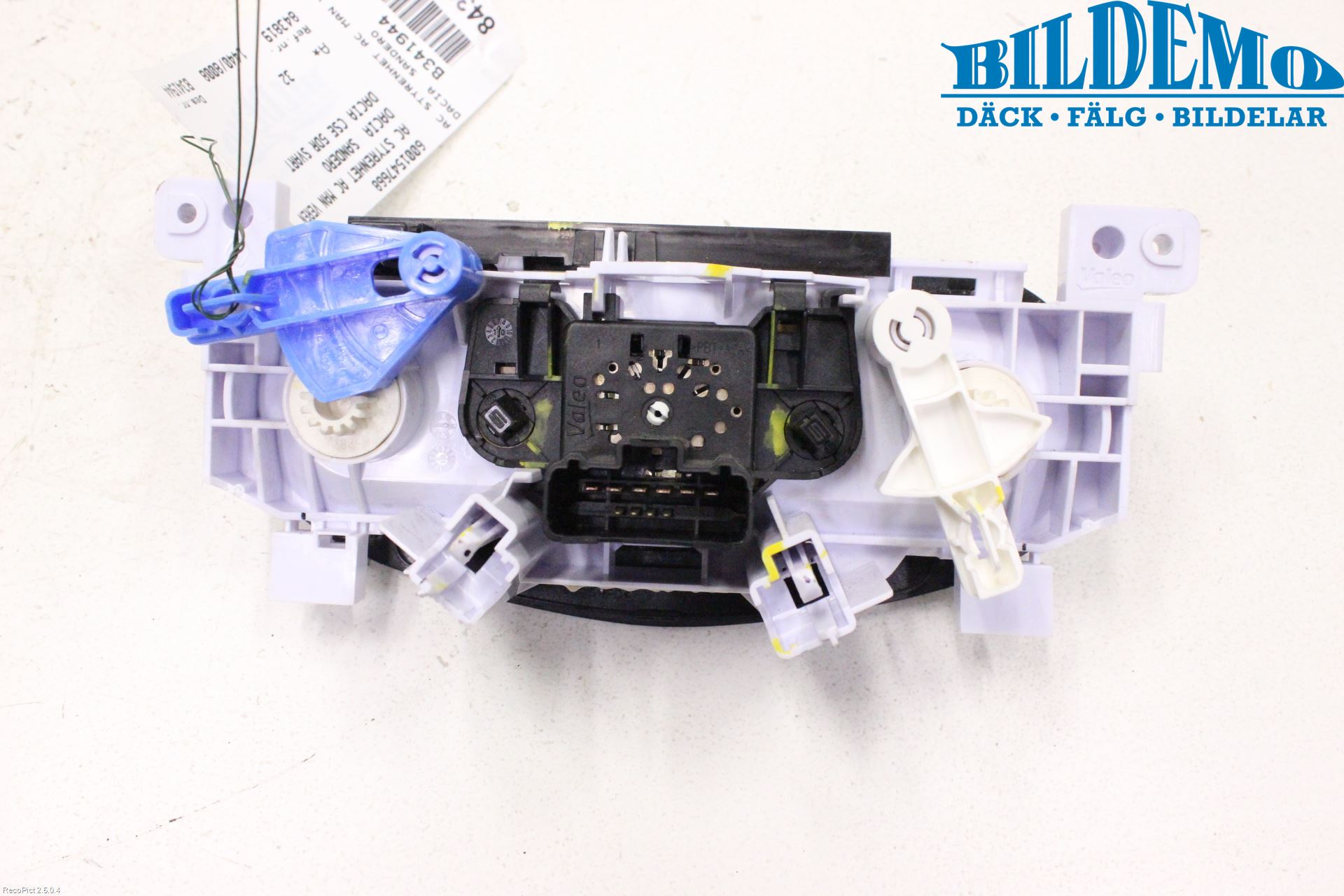 Dacia SANDERO 09-13 Ac Styrenhet Ac Manöveren