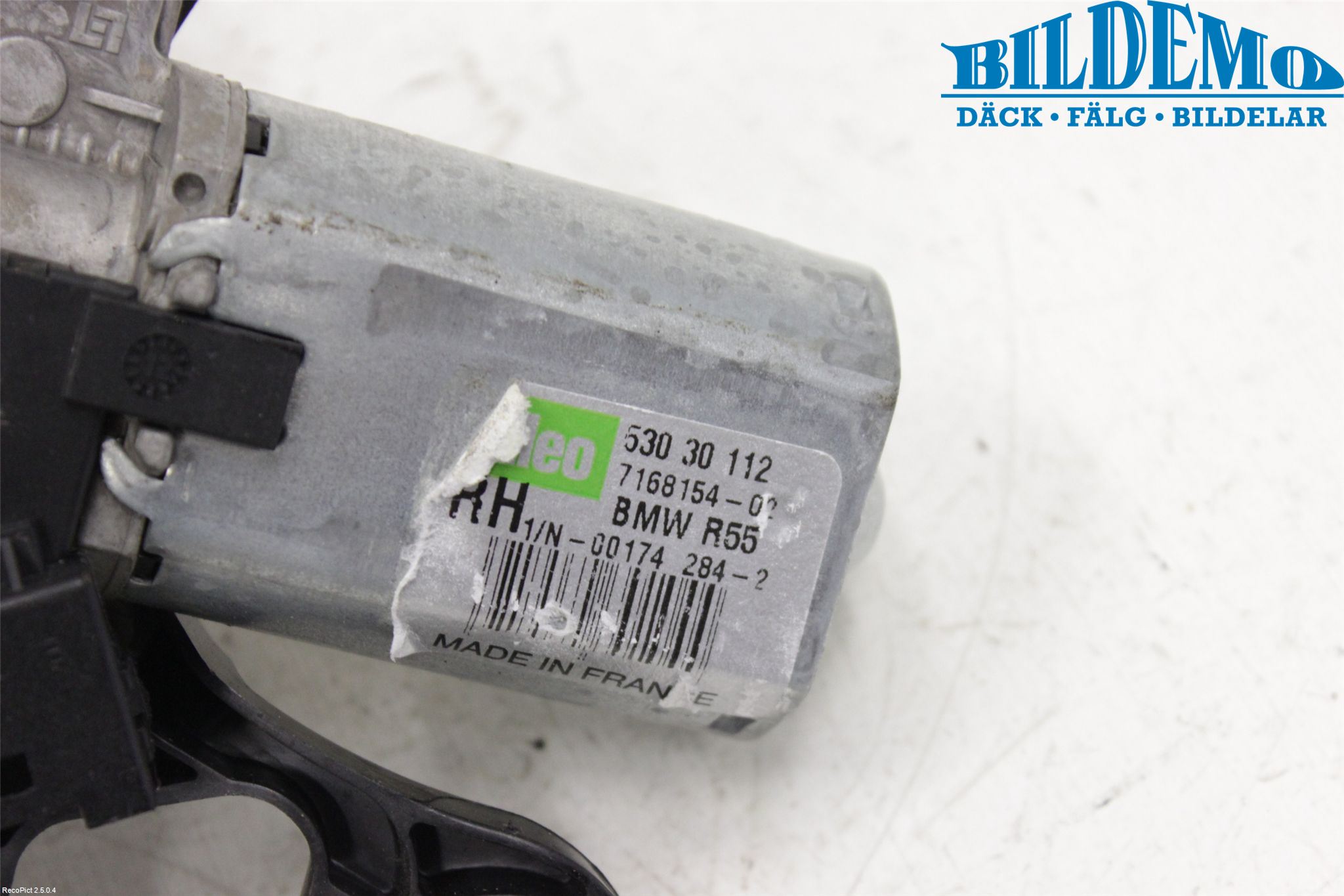 Mini CLUBMAN R55 06-14 Torkarmotor Baklucka