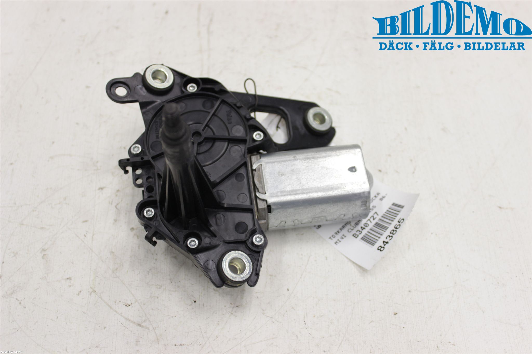 Mini CLUBMAN R55 06-14 Torkarmotor Baklucka