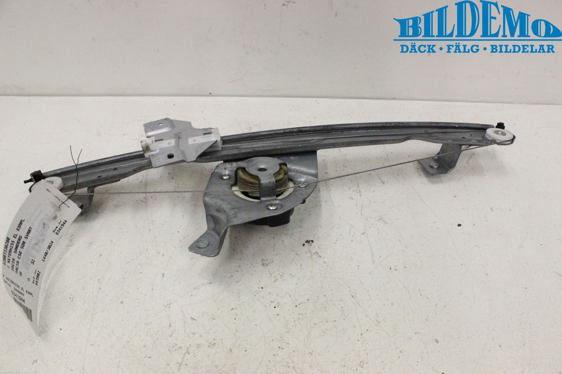 Dacia SANDERO 09-13 Fönsterhiss El Kompl