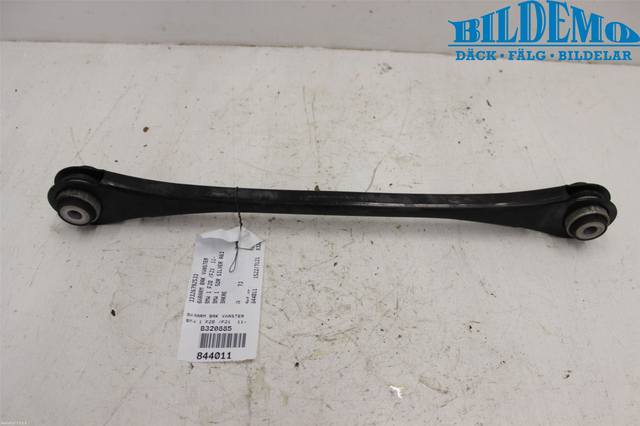 BMW 1 F20/F21 11-19 Bärarm Bak Vänster