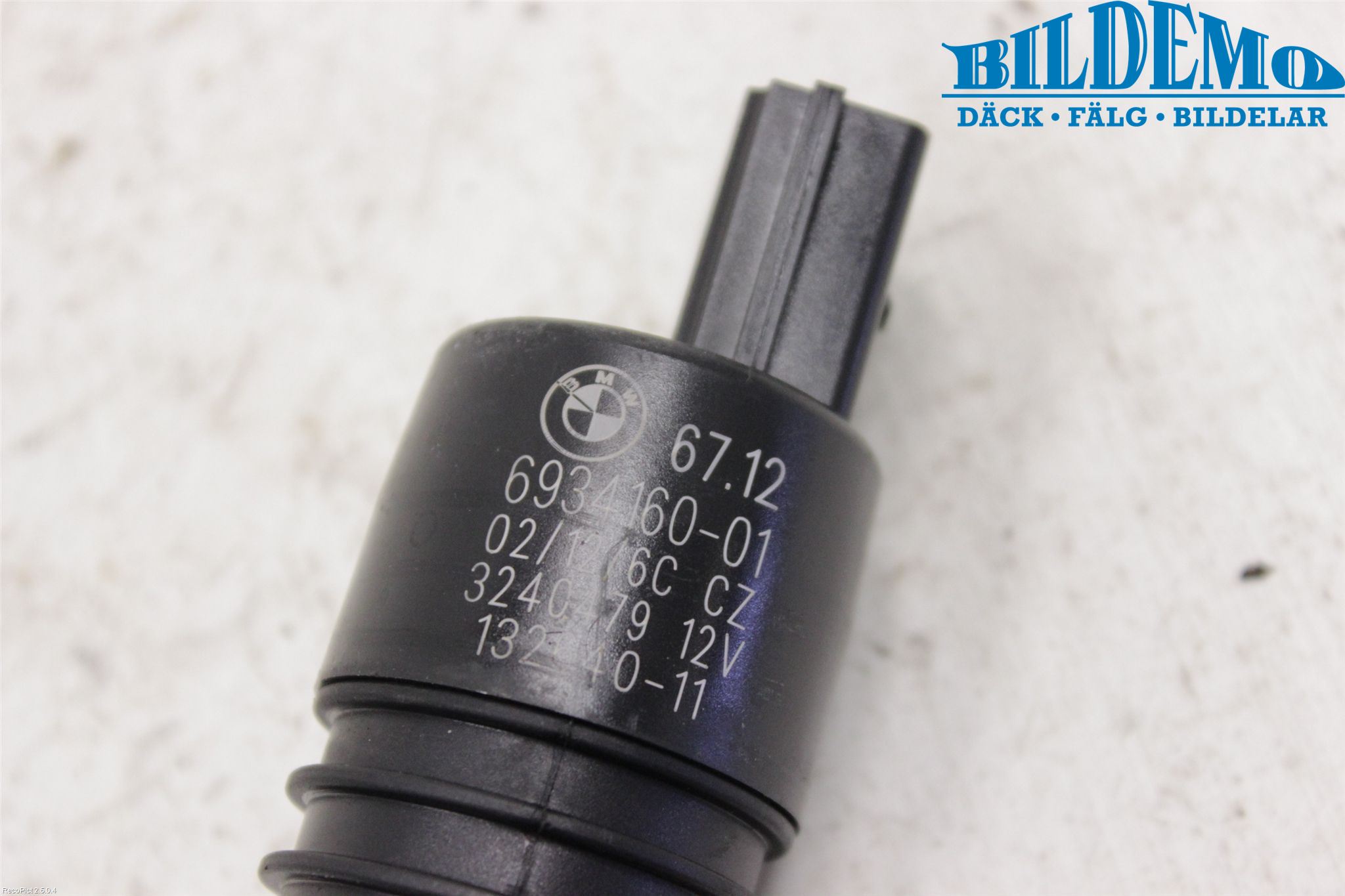 BMW 5 F10/F11/F18 09-17 Spolarpump Vindruta