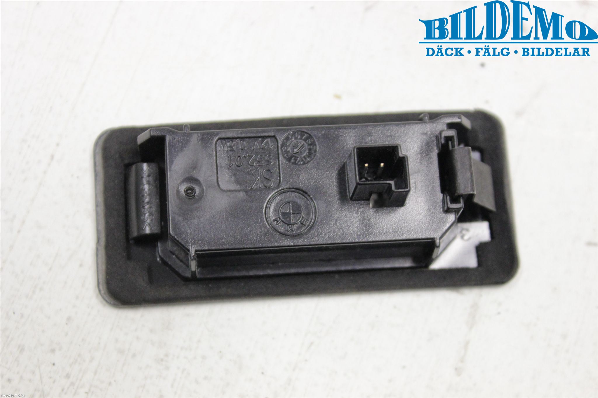 BMW 5 F10/F11/F18 09-17 Skylt Belysning