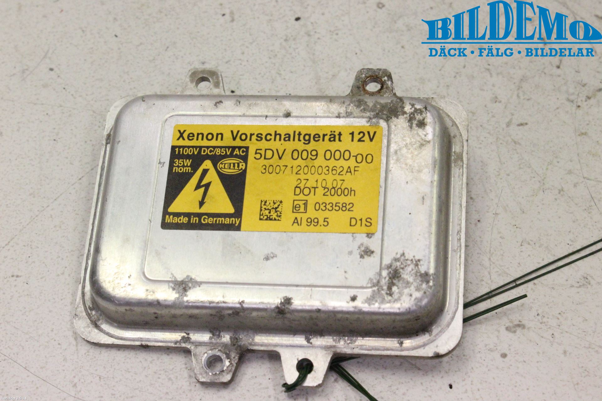 Saab 9-3 VER2/VER3 08-15 Styrenhet Strålkastare