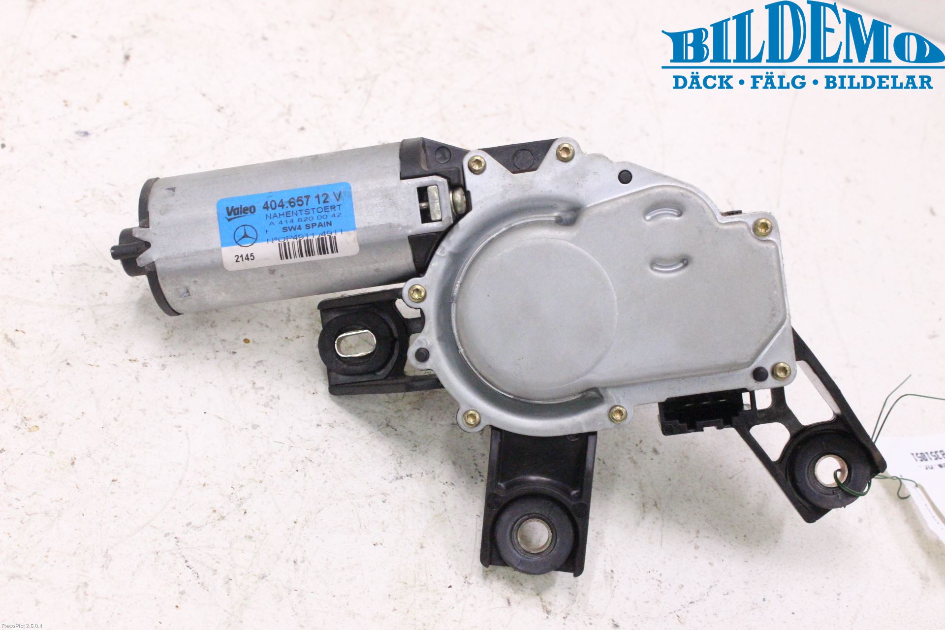 Mercedes-Benz MB VANEO (W414) Torkarmotor Baklucka