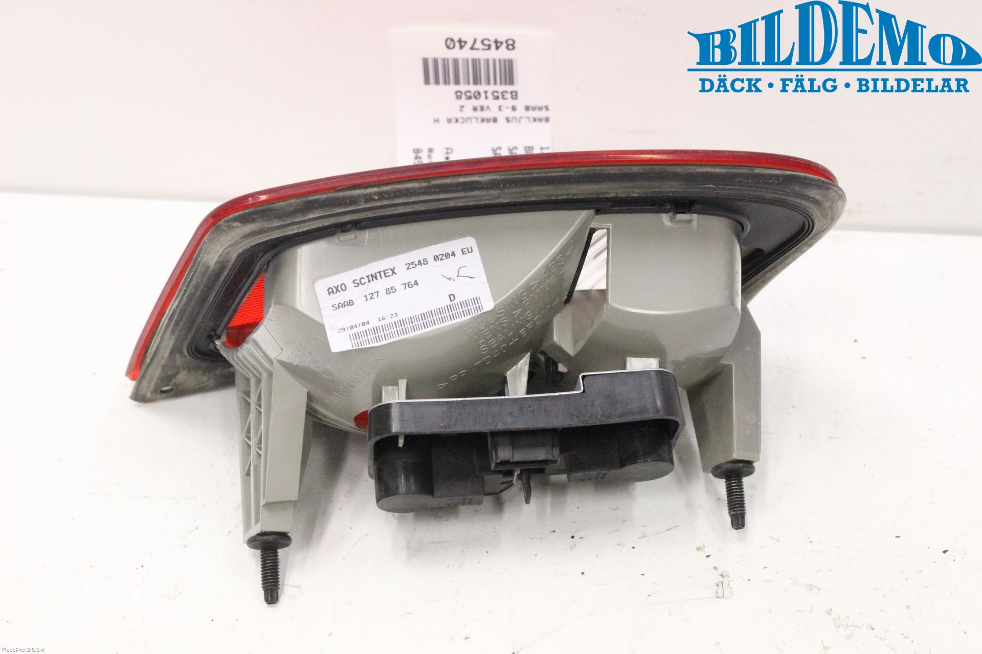 Saab 9-3 VER 2 Bakljus Lucka Hö