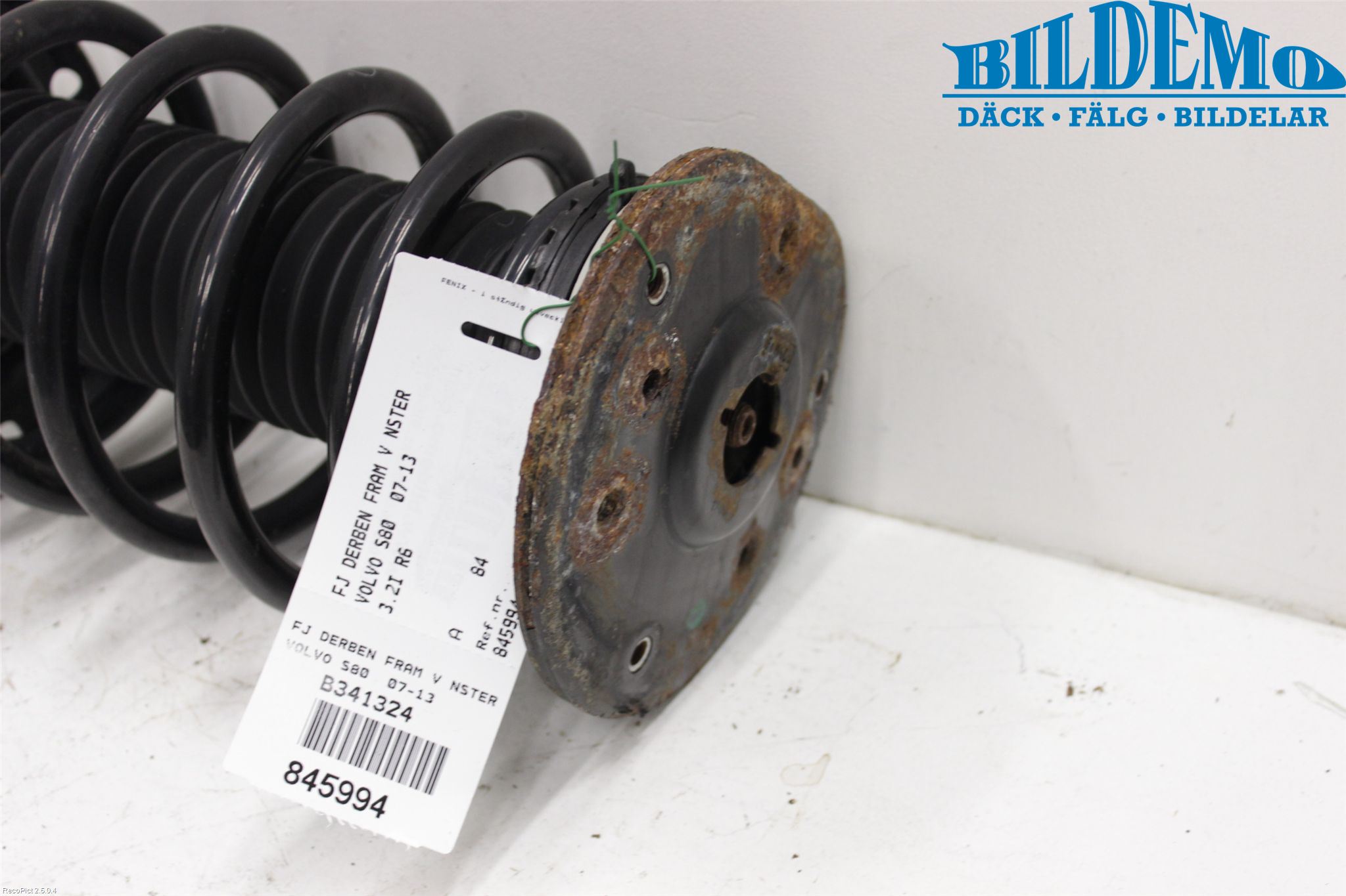 Volvo S80 07-13 Fjäderben Fram Vänster