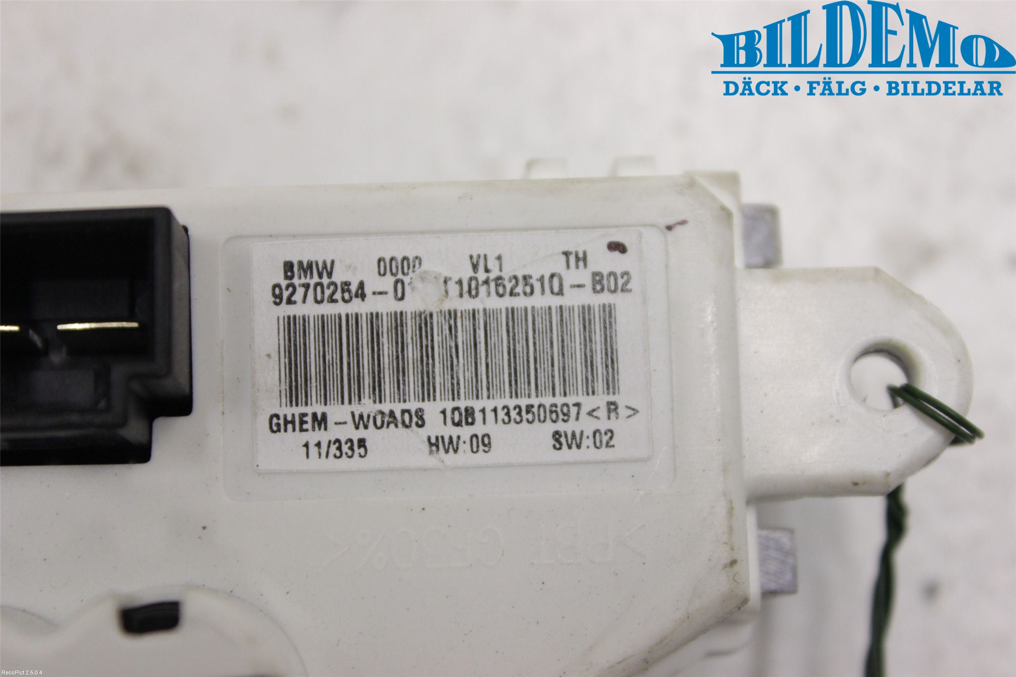 BMW 1 F20/F21 11-19 Värmefläktsmotstånd