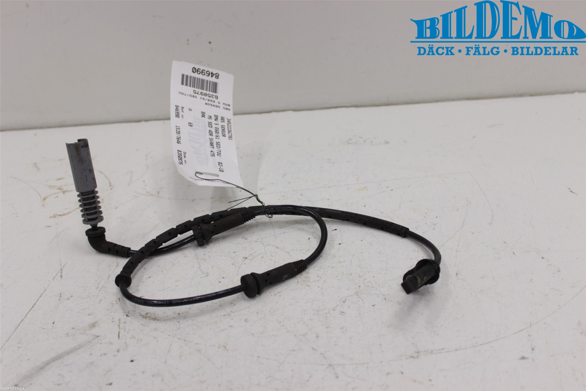 BMW 5 E60/61 Sed/Tou 02-10 Abs Sensor