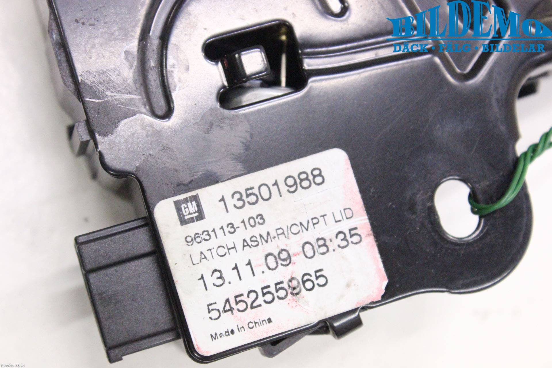 GM CHEVROLET CRUZE Låskista Baklucka