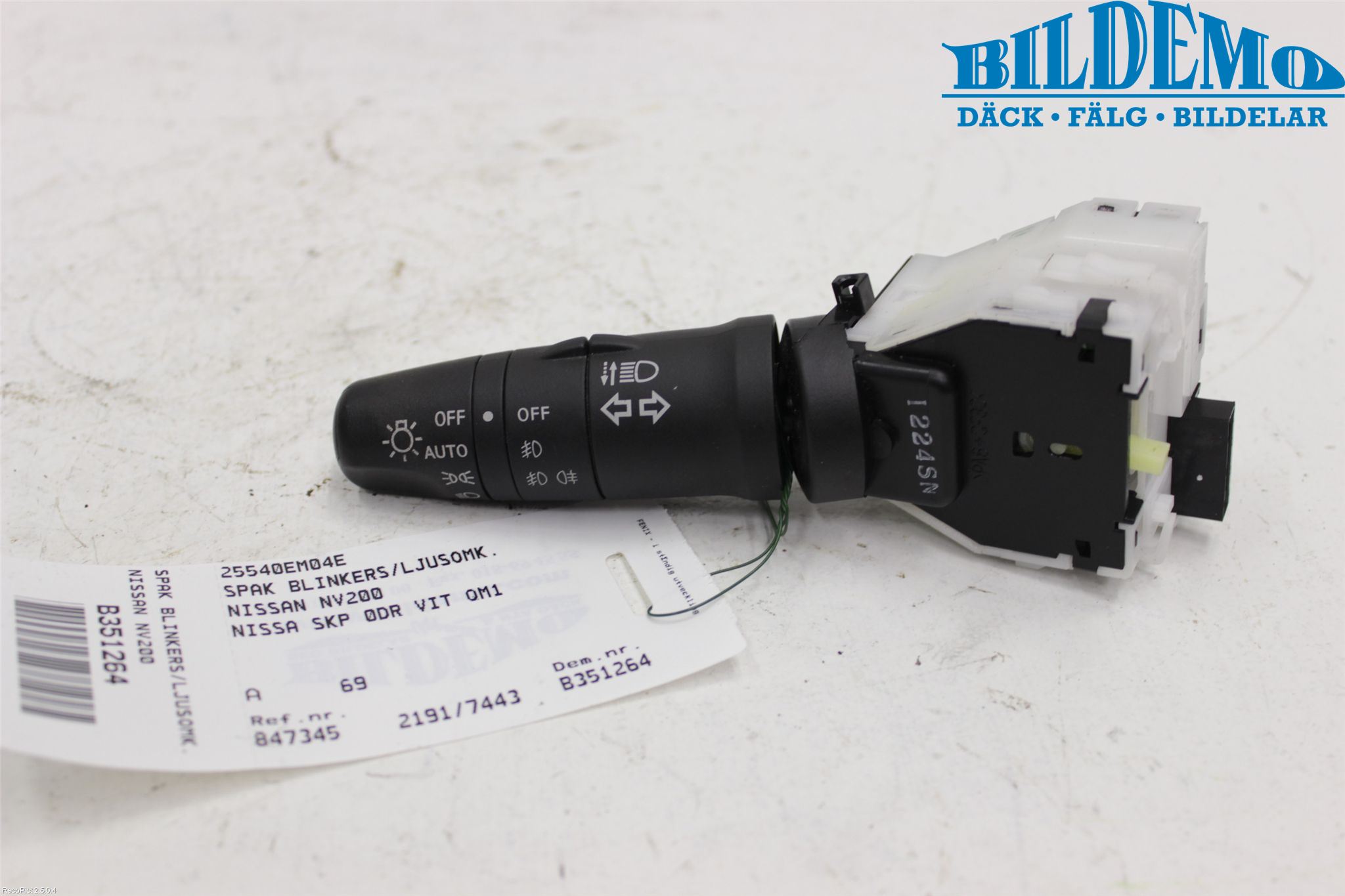 Nissan NV200/NV200 COMBI Spak Blinkers-Ljusomk