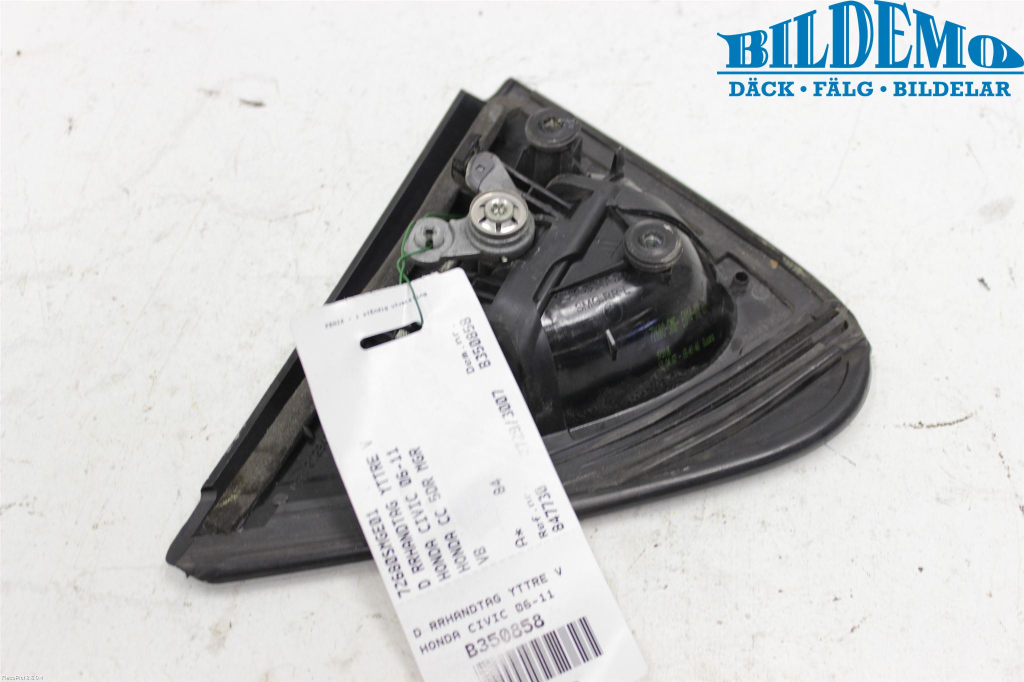 Honda CIVIC 06-11 Dörrhandtag Yttre Vä