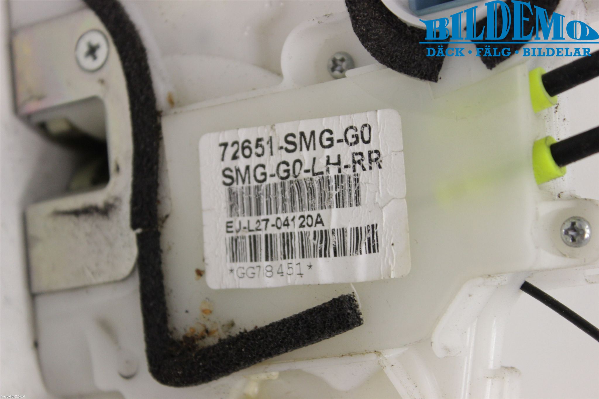 Honda CIVIC 06-11 Låskista-Dörrlås