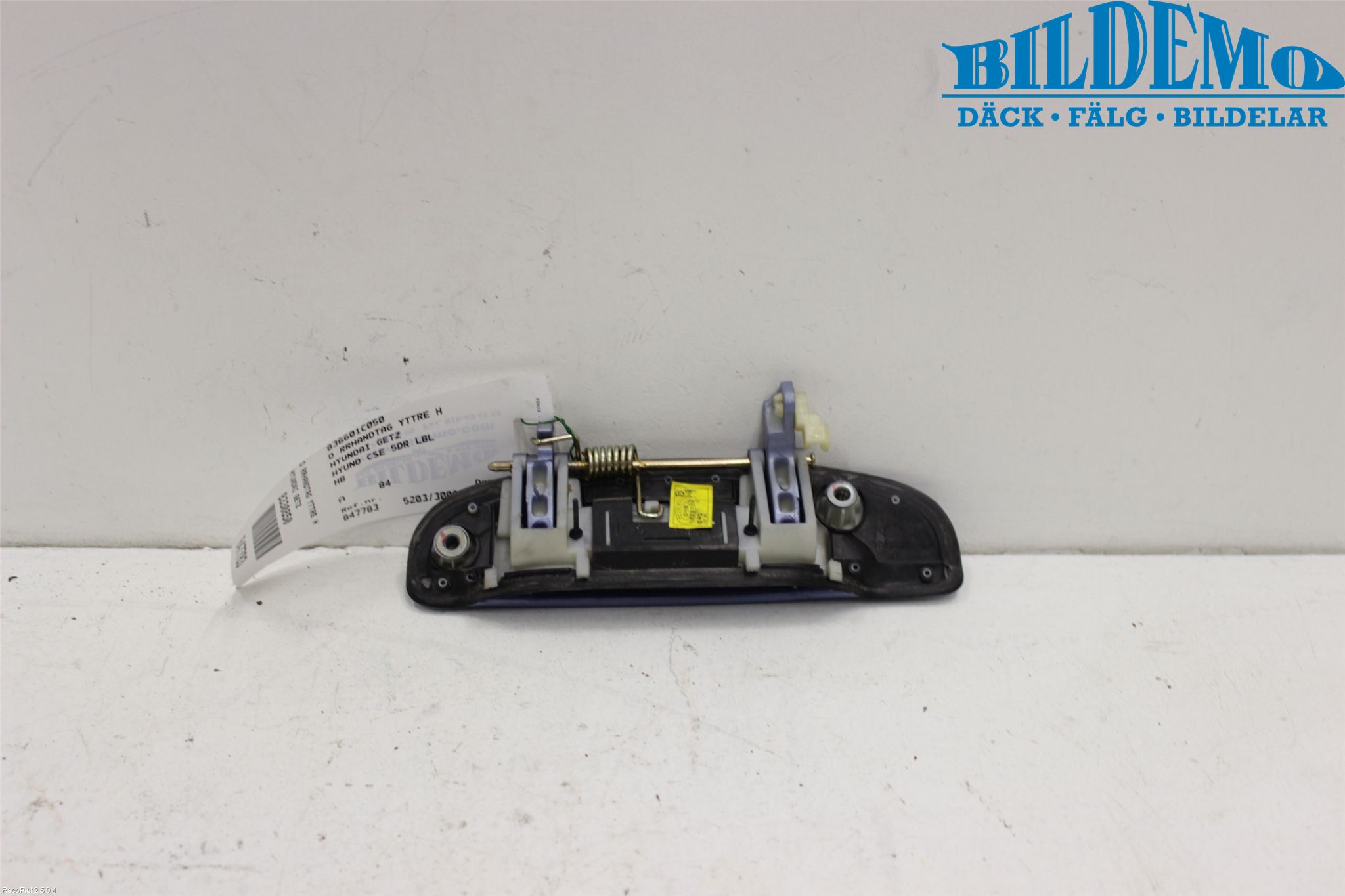 Hyundai GETZ Dörrhandtag Yttre Hö