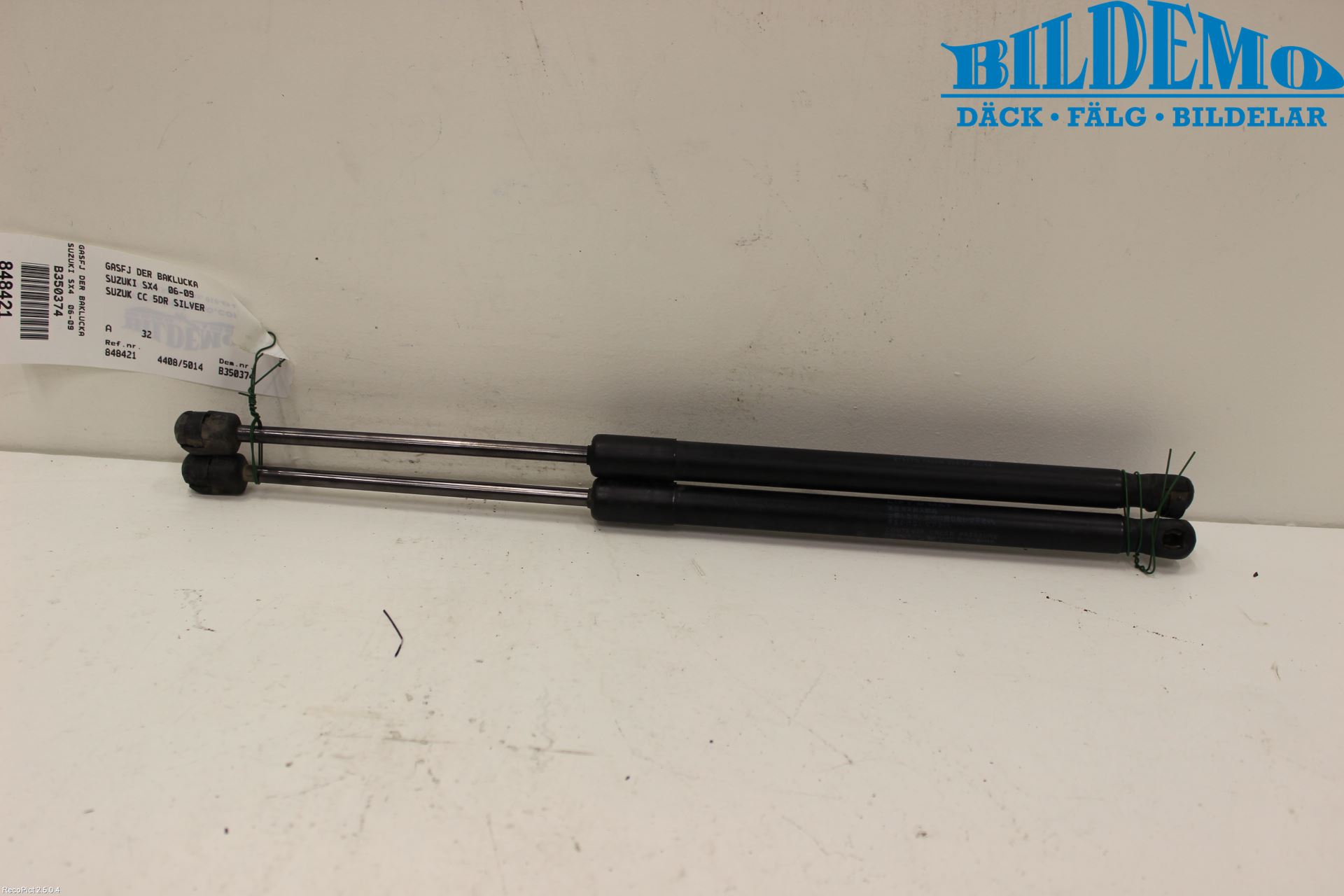 Suzuki SX4 06-09 Gasfjäder Baklucka