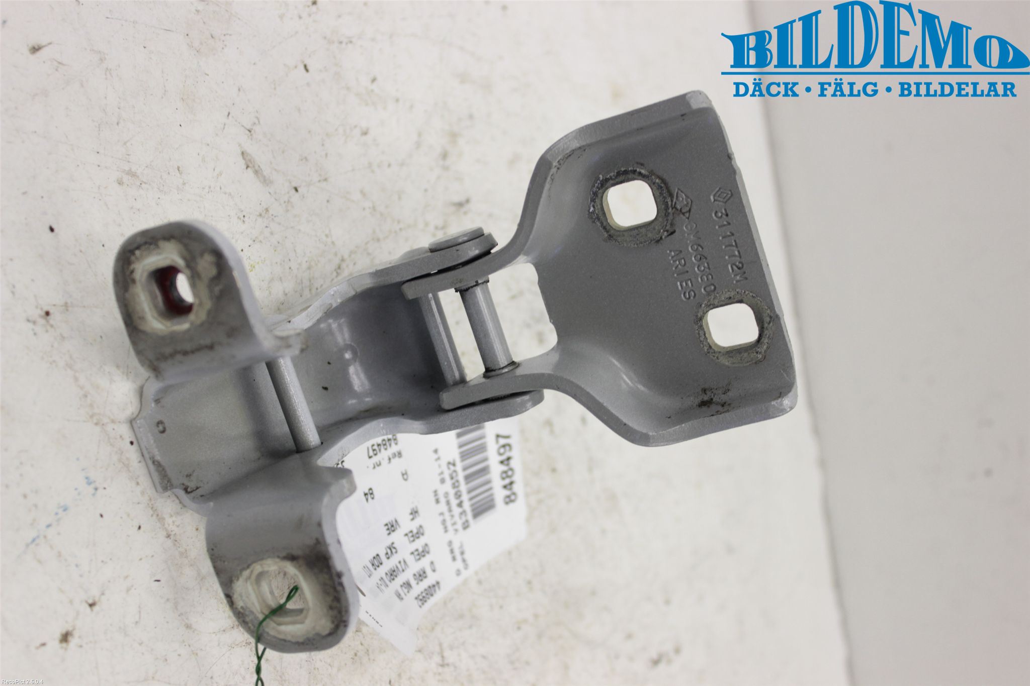 Opel VIVARO 01-14 Dörrgångjärn