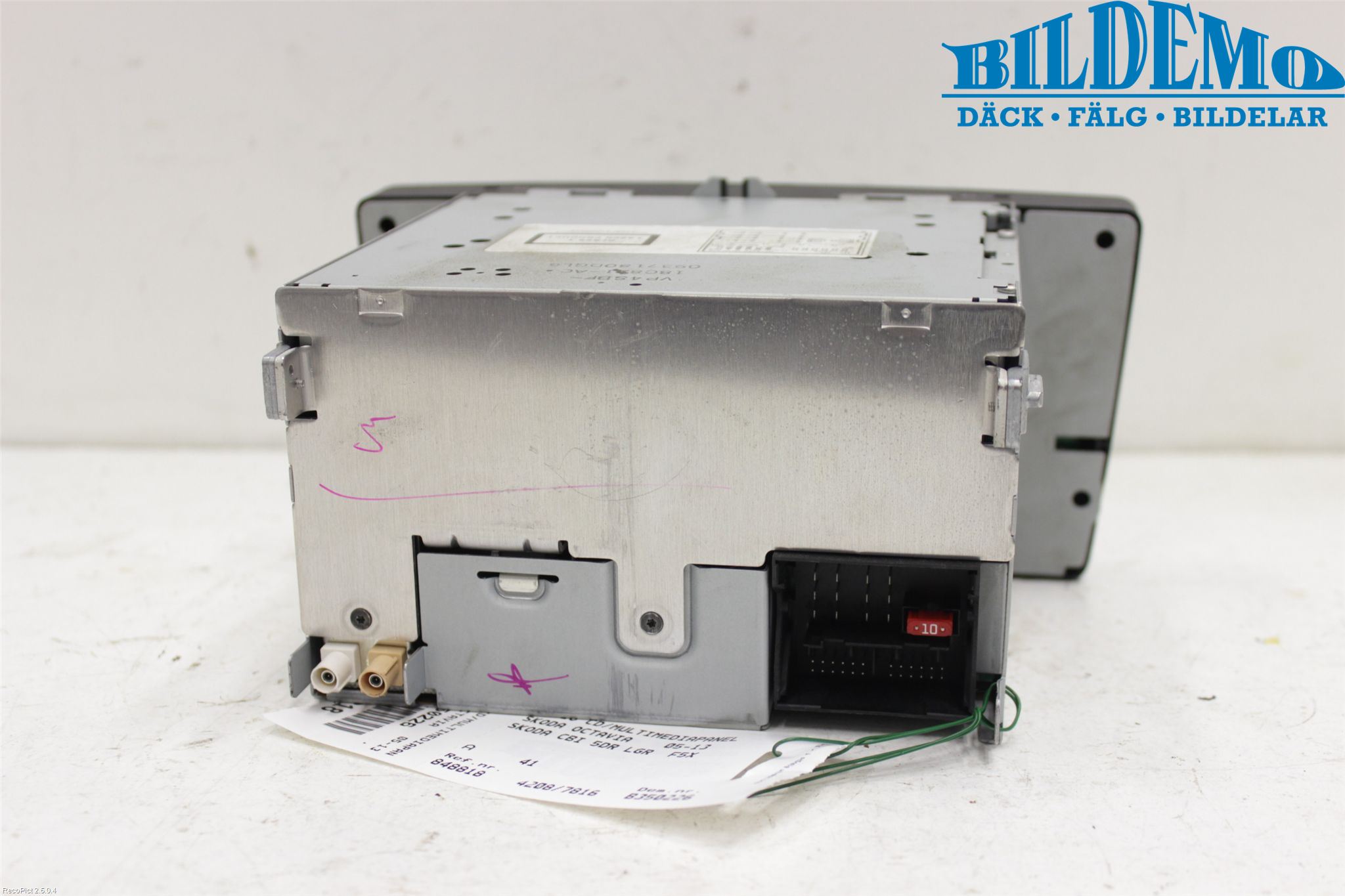 Skoda OCTAVIA (1Z) 05-13 Cd Radio - Multimediapanel