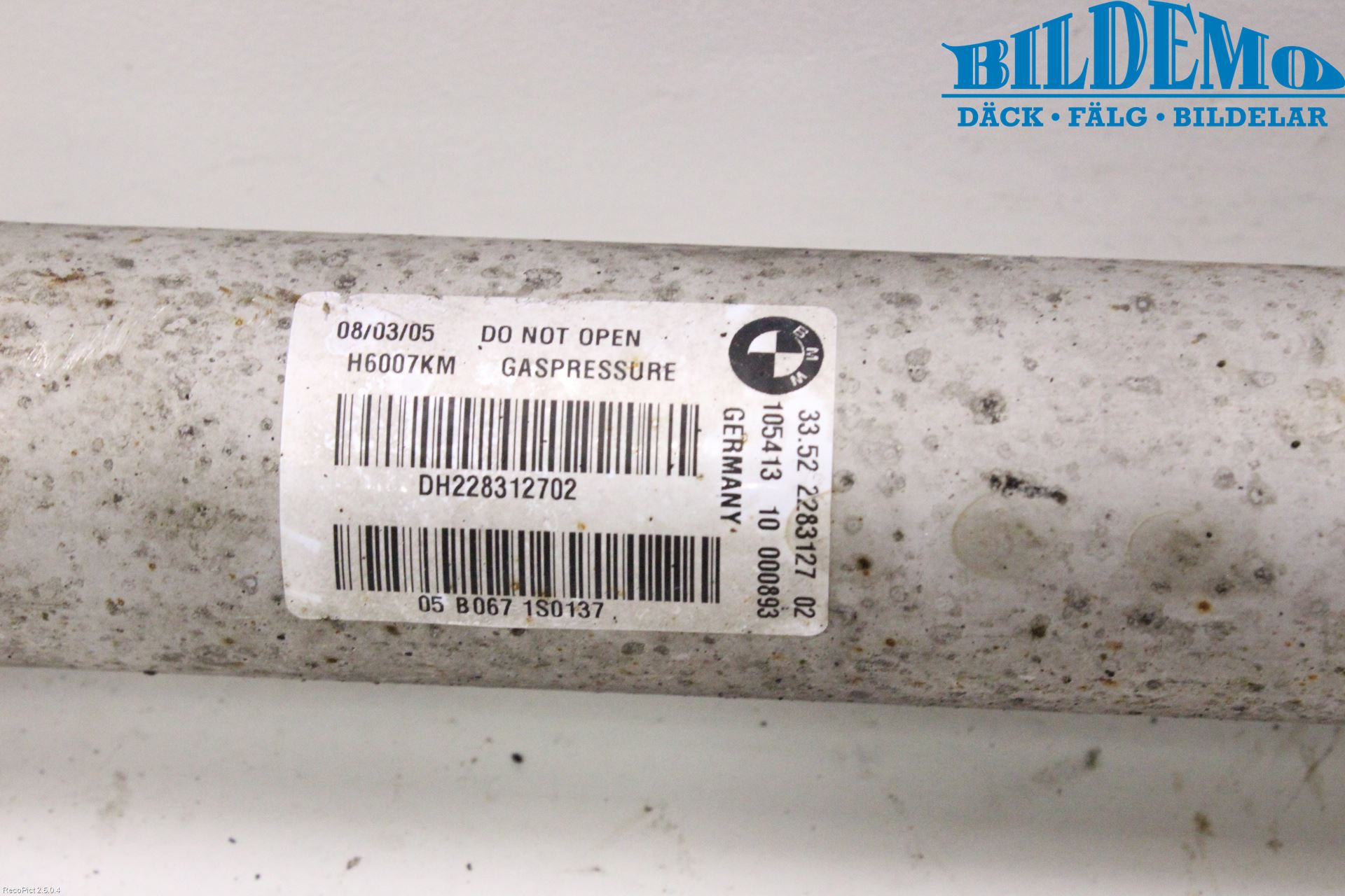 BMW 5 E60/61 Sed/Tou 02-10 Fjäderben Bak Höger