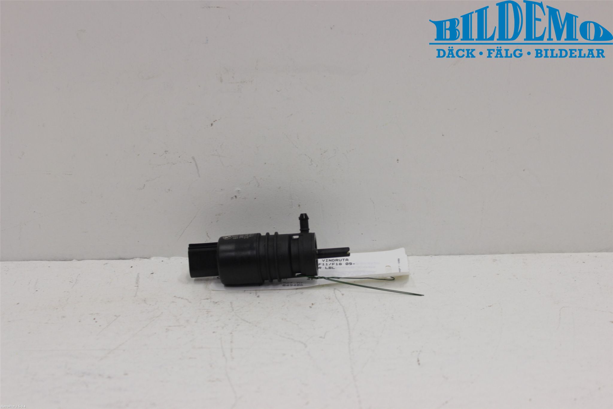 BMW 5 F10/F11/F18 09-17 Spolarpump Vindruta