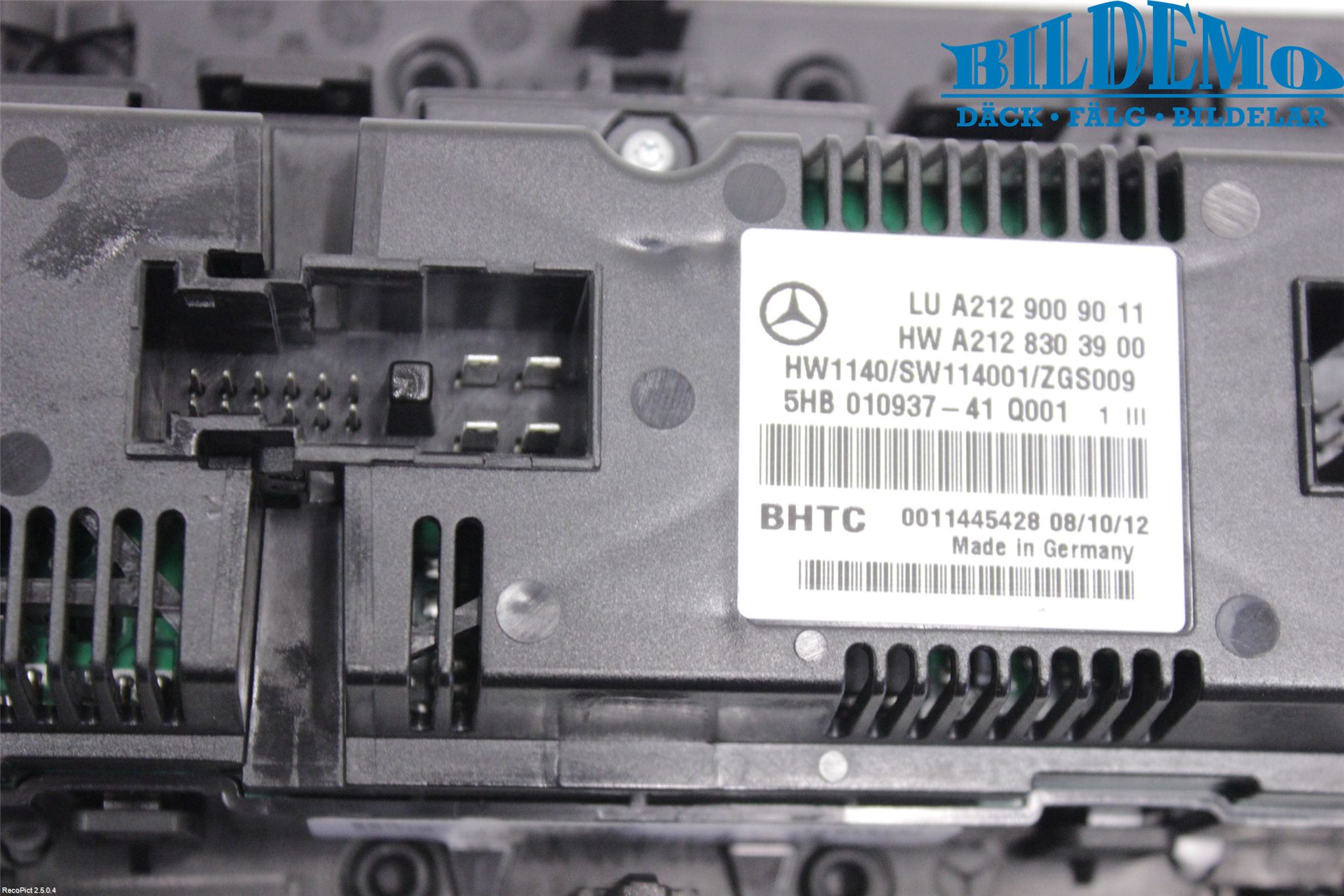Mercedes-Benz MB E-KLASS (W212) 09-16 Ac Styrenhet Ac Manöveren