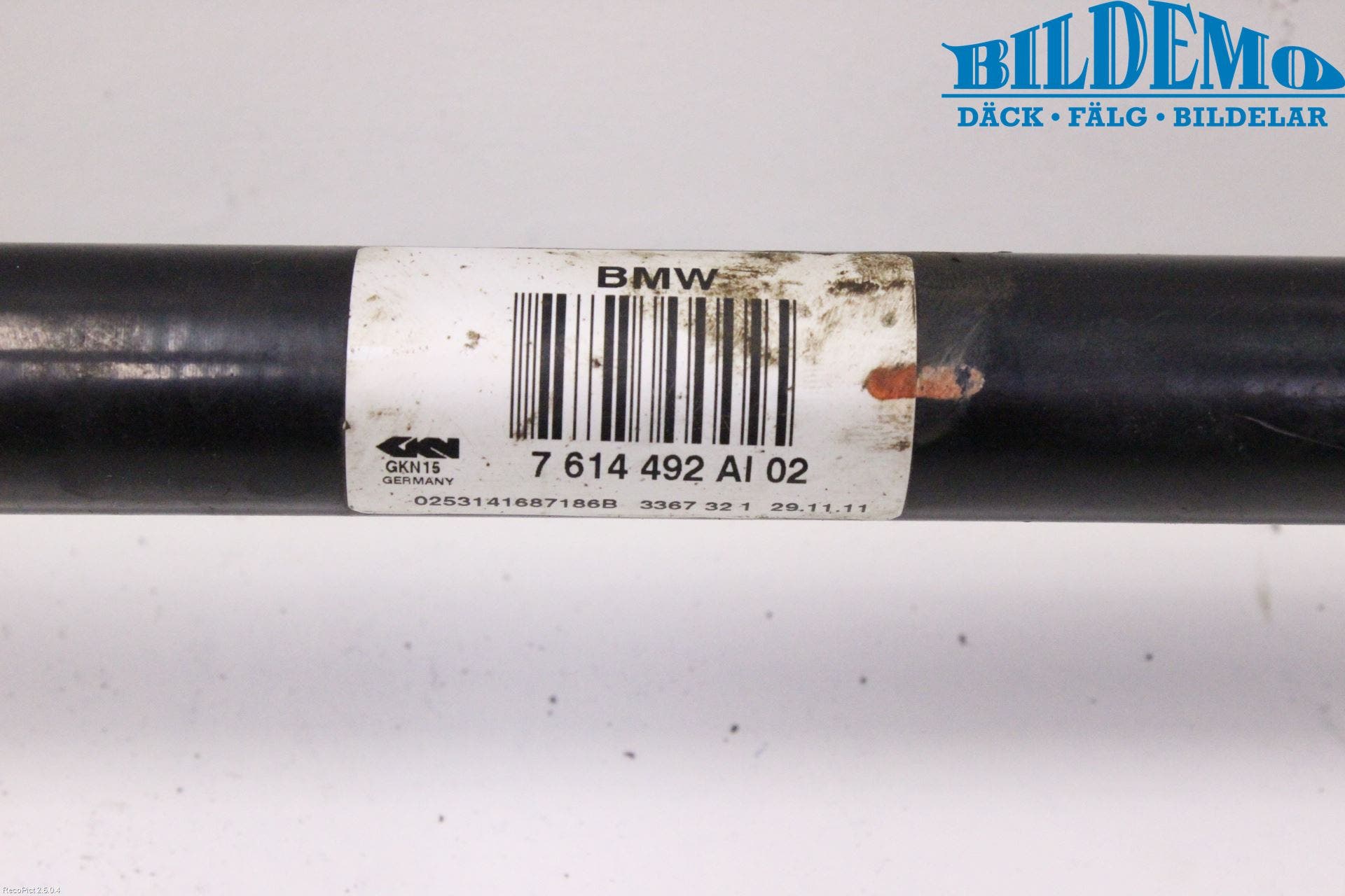 BMW X3 F25 10-17 Drivaxel Bak Höger