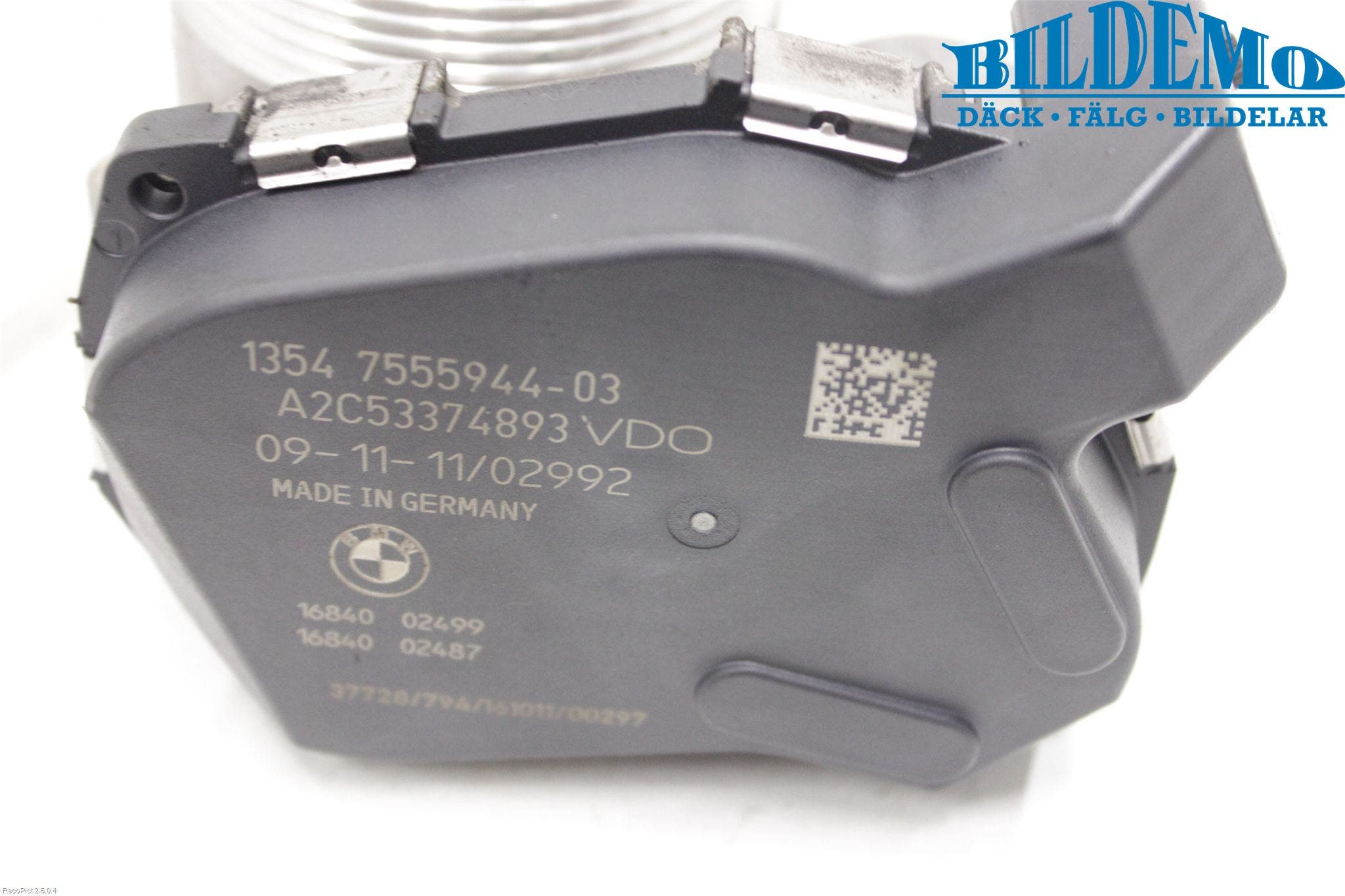 BMW 5 F10/F11/F18 09-17 Injspjällhus