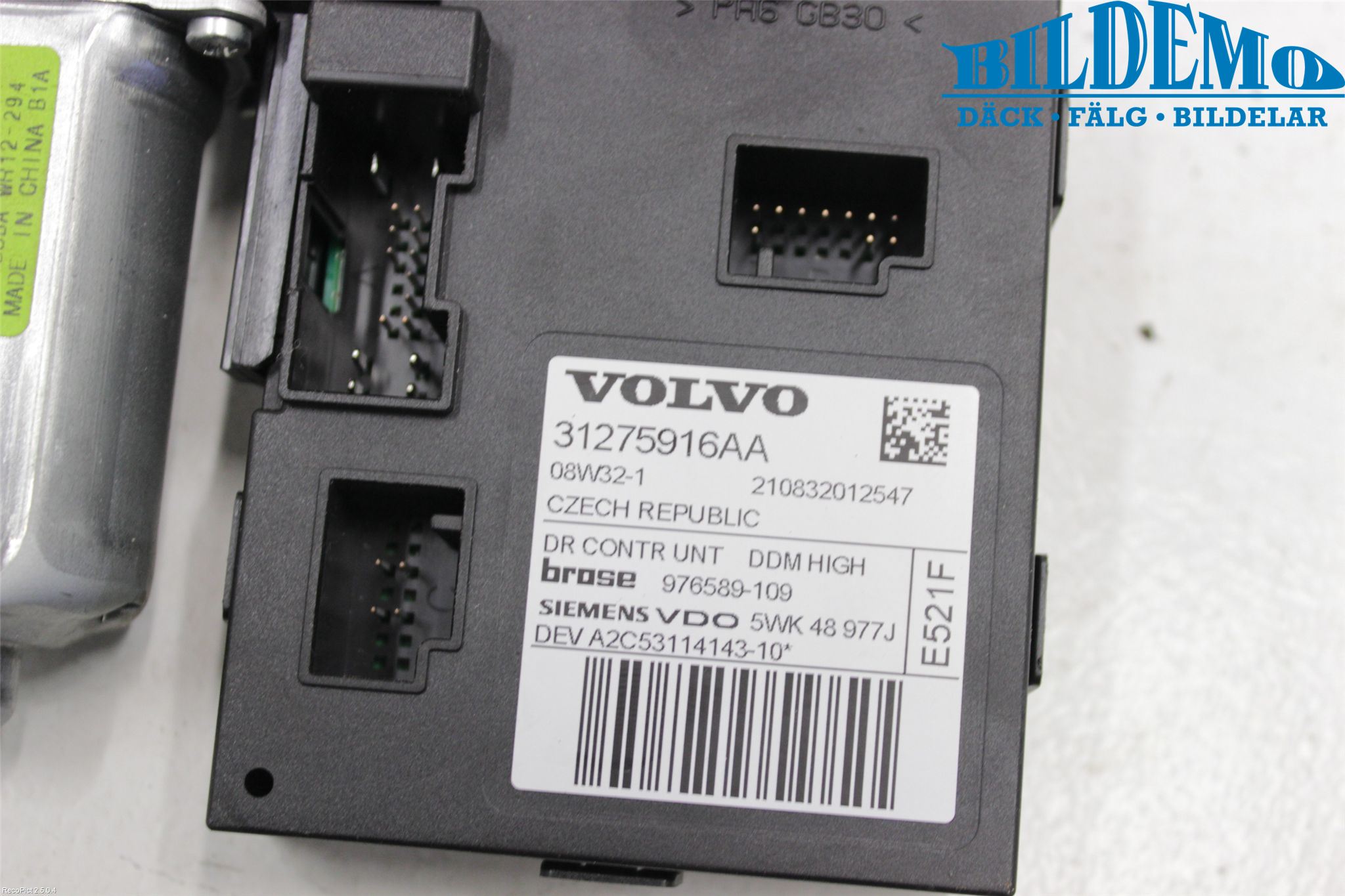 Volvo V50 08-12 Fönsterhissmotor