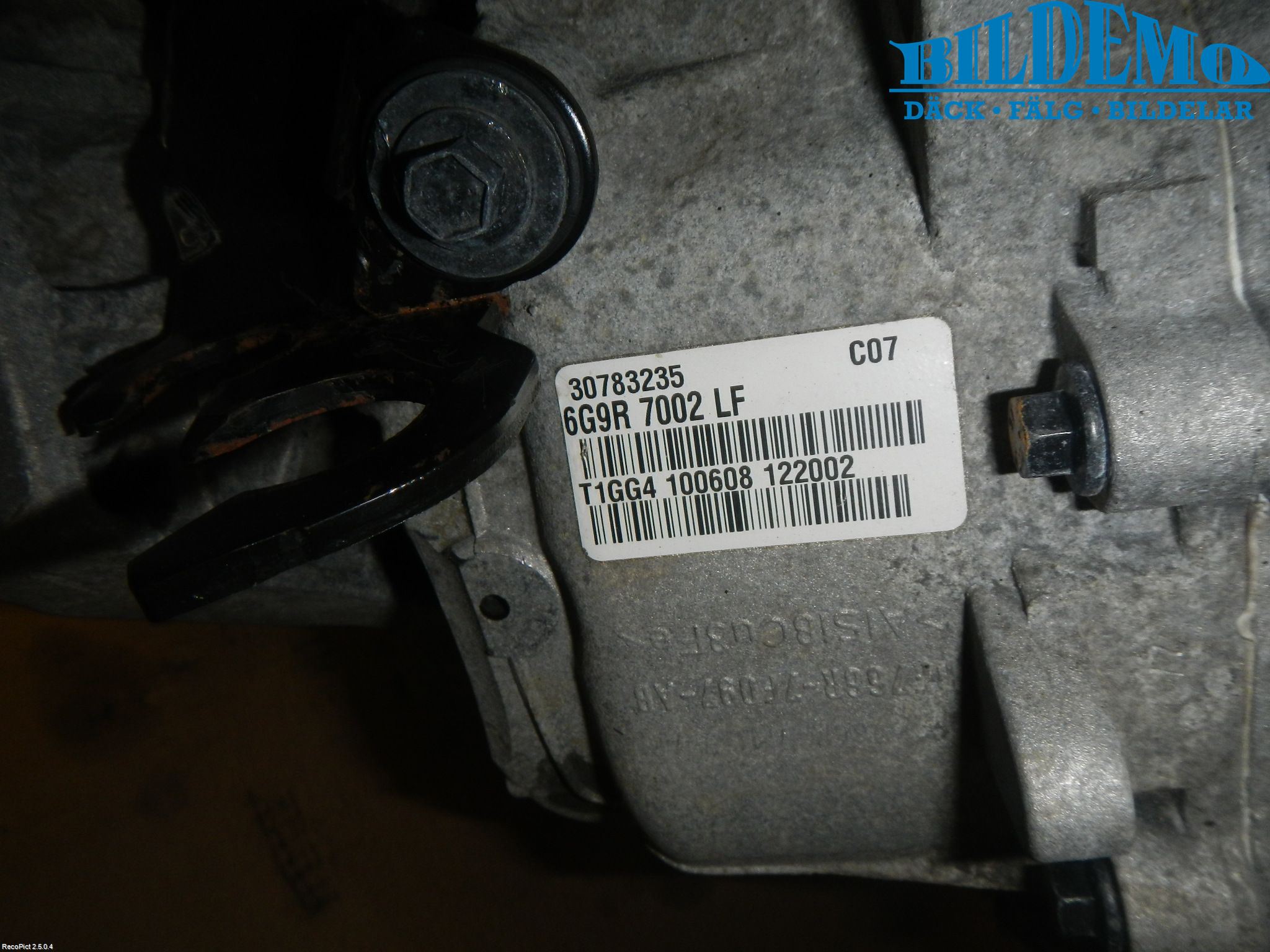 Volvo V70 08-13 Växellåda Man 6 Vxl