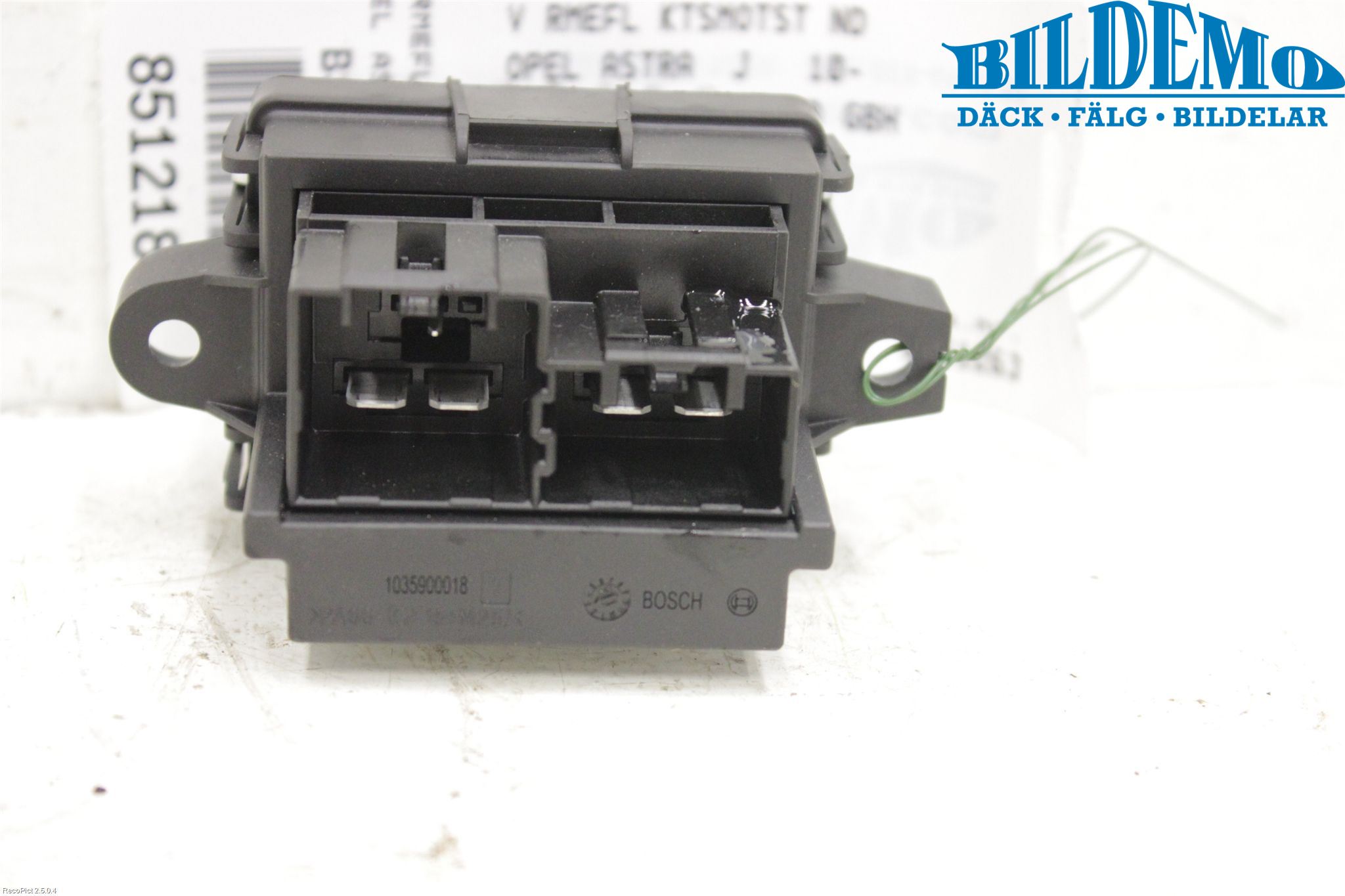 Opel ASTRA J 10-15 Värmefläktsmotstånd