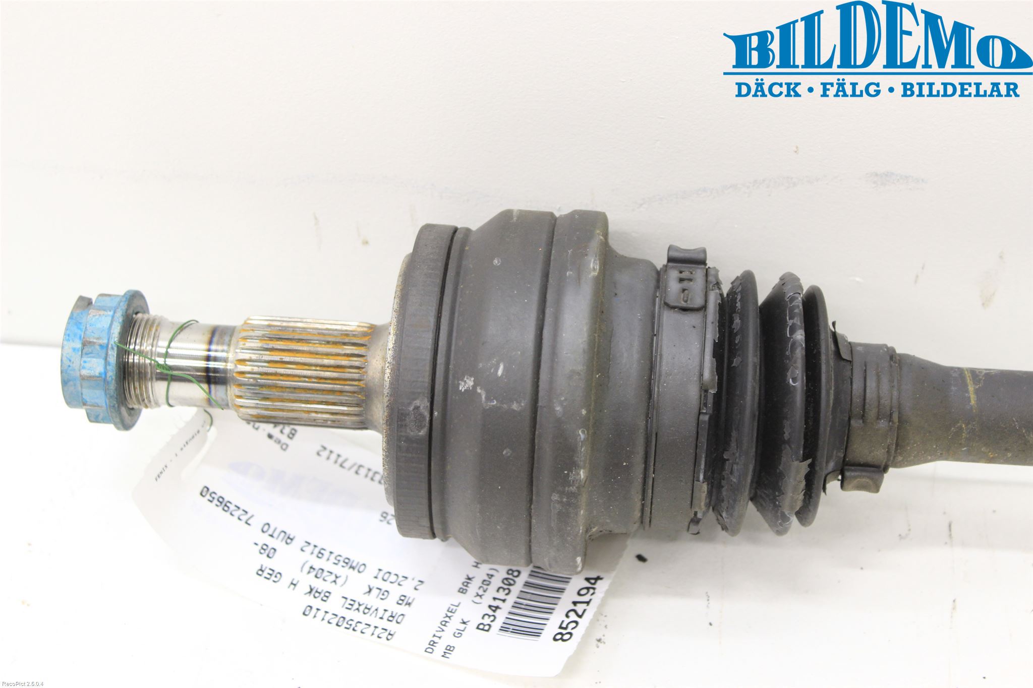 Mercedes-Benz MB GLK-KLASS (X204) 08-16 Drivaxel Bak Höger