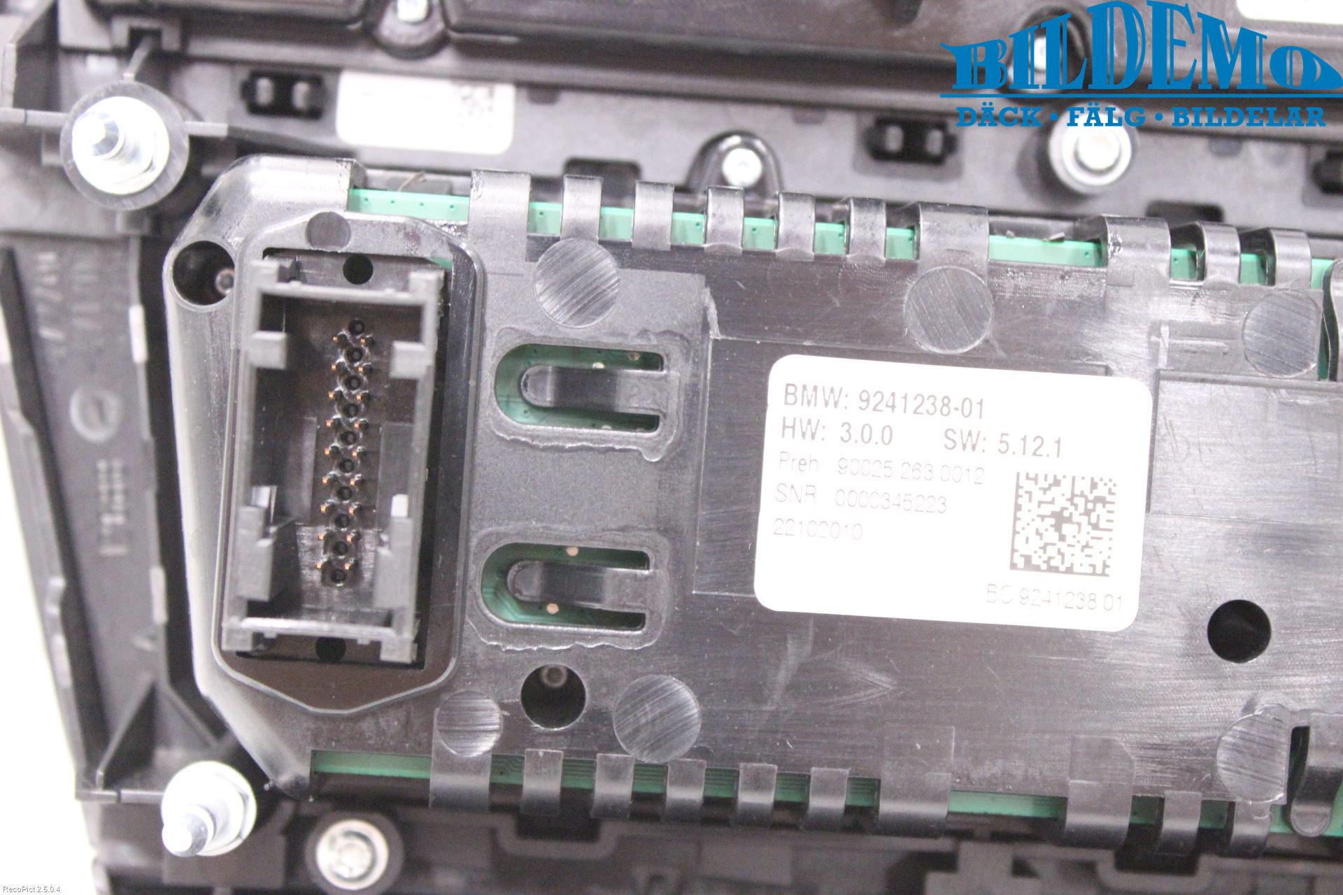 BMW 5 F10/F11/F18 09-17 Ac Styrenhet Ac Manöveren