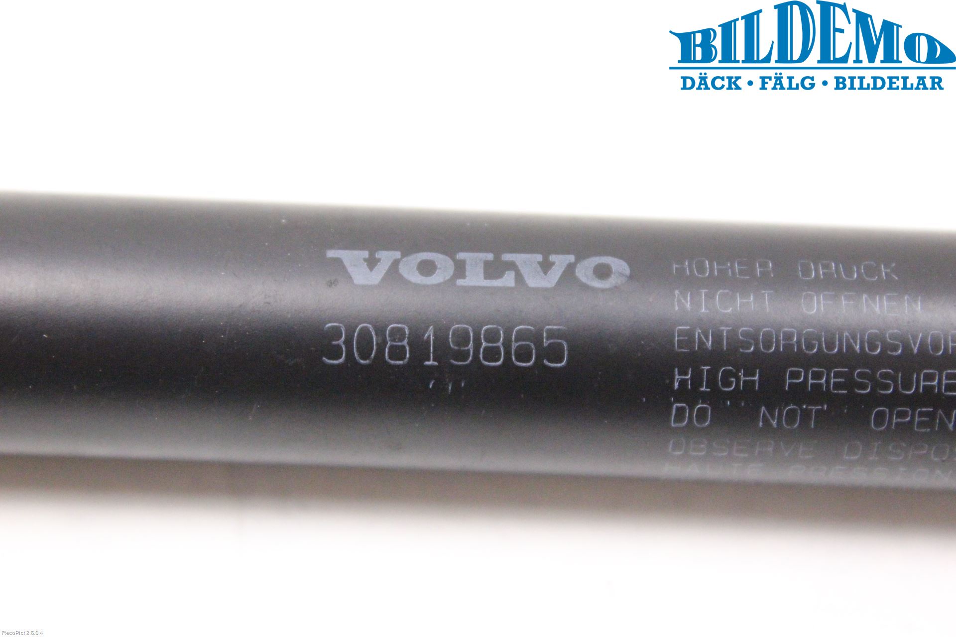 Volvo S40/V40    96-04 Gasfjäder Motorhuv