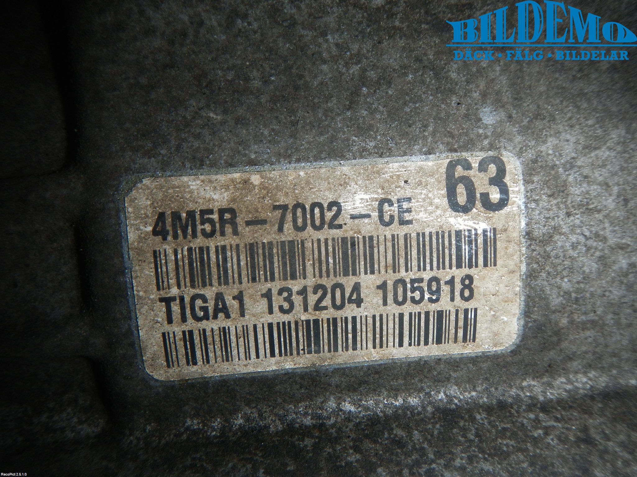 Volvo V50 04-07 Växellåda Man 6 Vxl