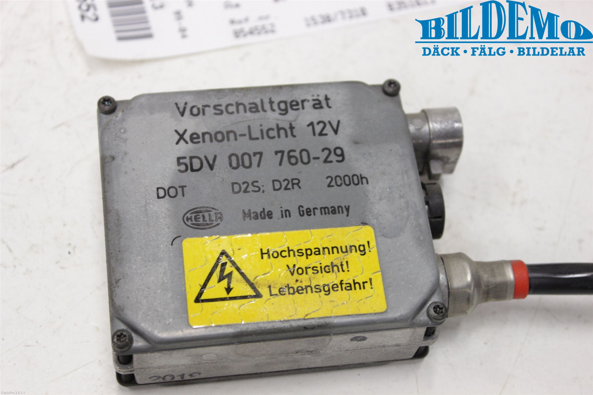 BMW 5 E39 95-04 Styrenhet Strålkastare