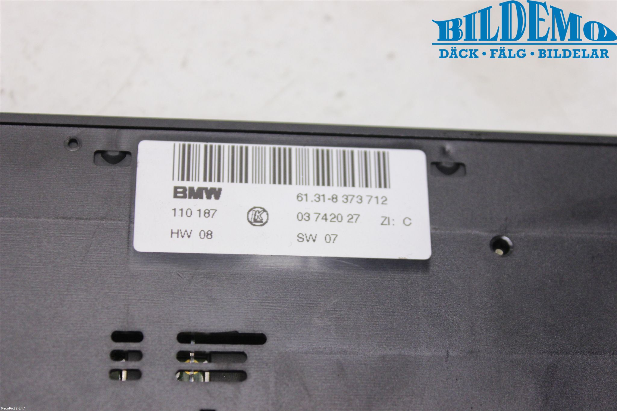 BMW 5 E39 95-04 Strömställare Stolvärme