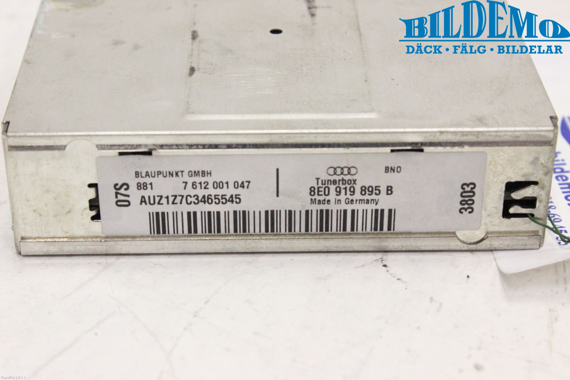 Audi A4/S4 01-05 Radio Övrigt