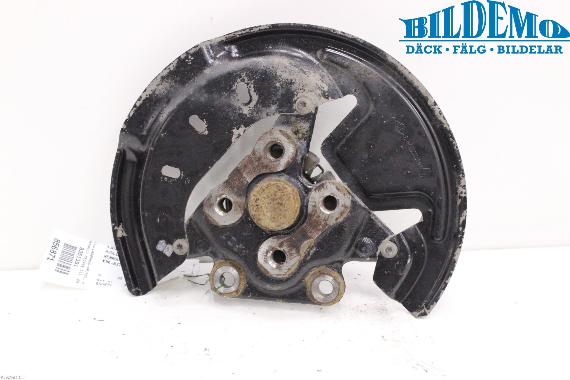 Renault MEGANE III 09-15 Hjullagerhus-Spindel Hö B