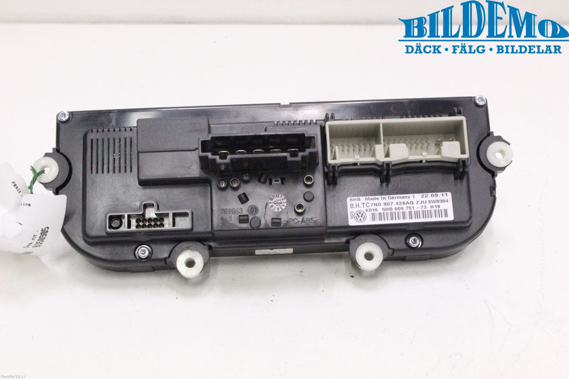 Volkswagen VW CADDY 11-15 Ac Styrenhet Ac Manöveren