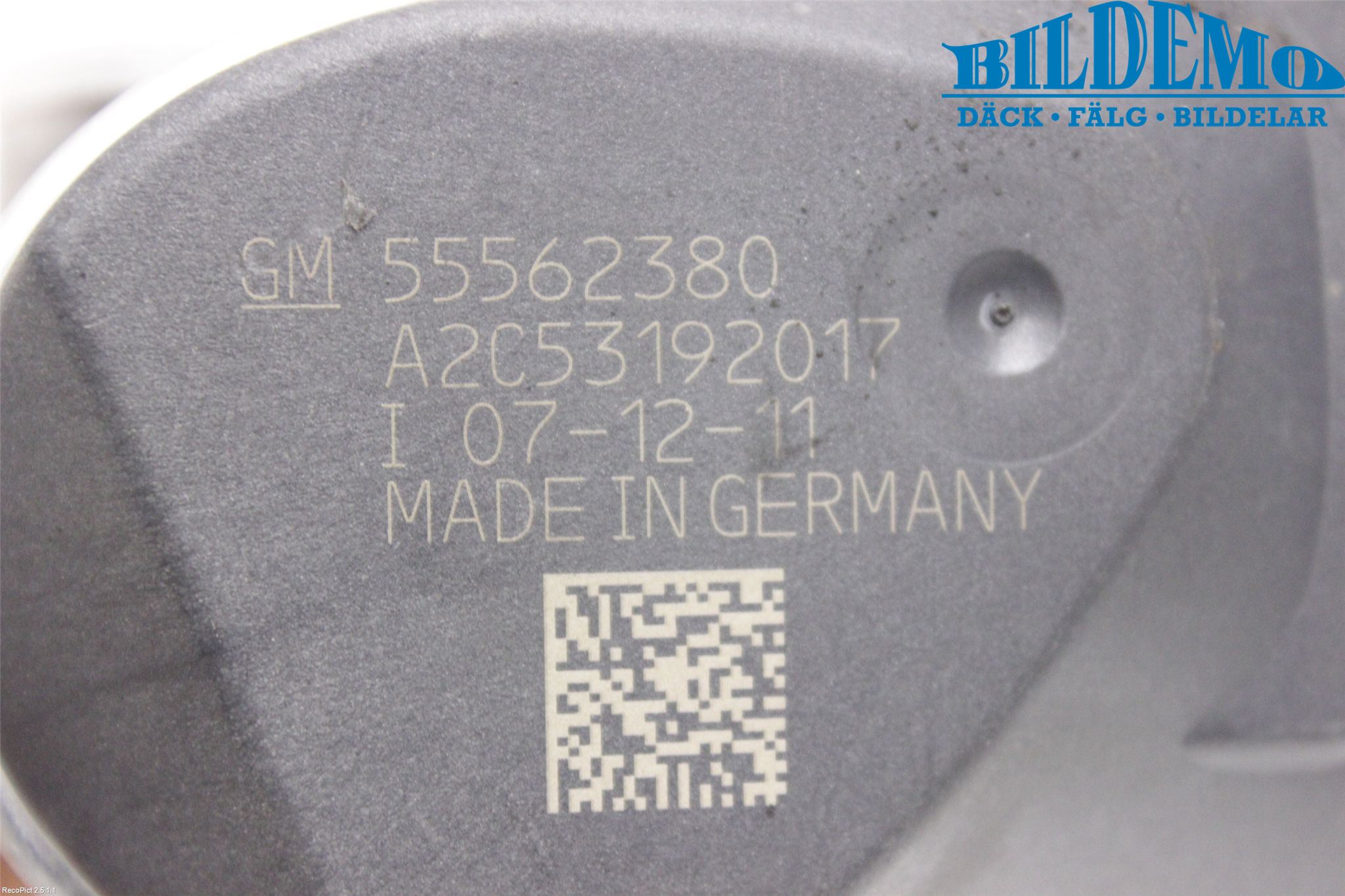 GM CHEVROLET CRUZE Injspjällhus