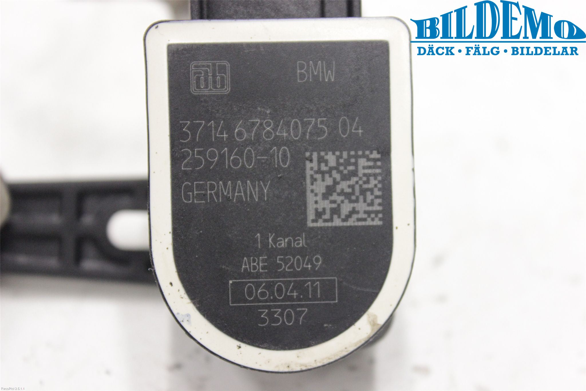 BMW 5 F10/F11/F18 09-17 Givare Accelaration