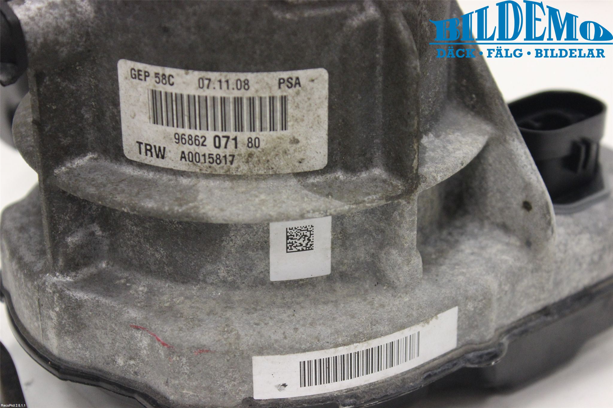 Peugeot 308 08-13 Styrservo Pump Elektrisk