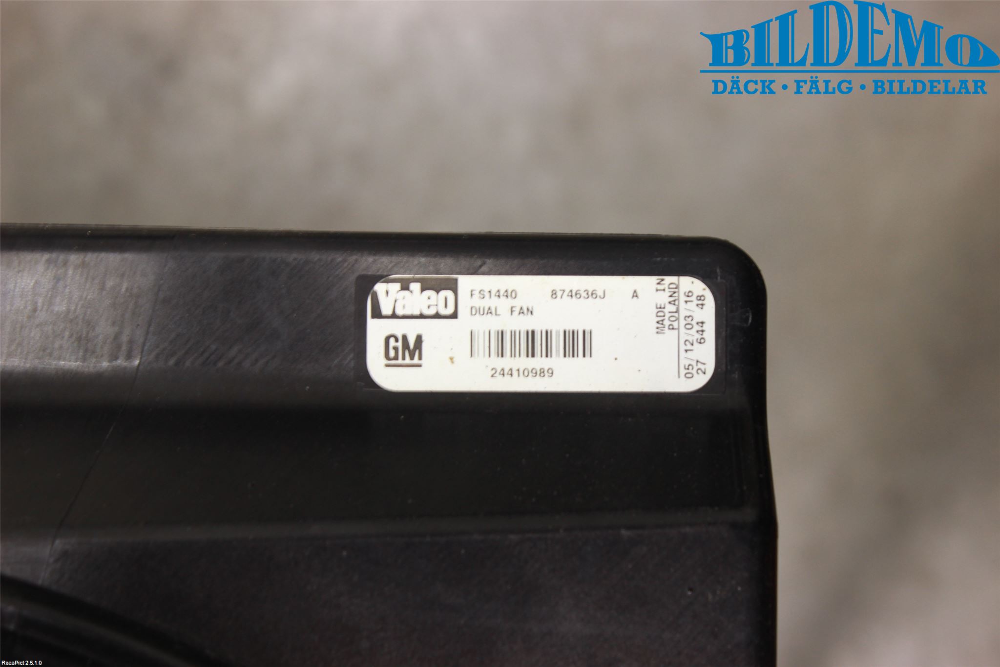 Saab 9-3 VER 2 Kylfläkt El